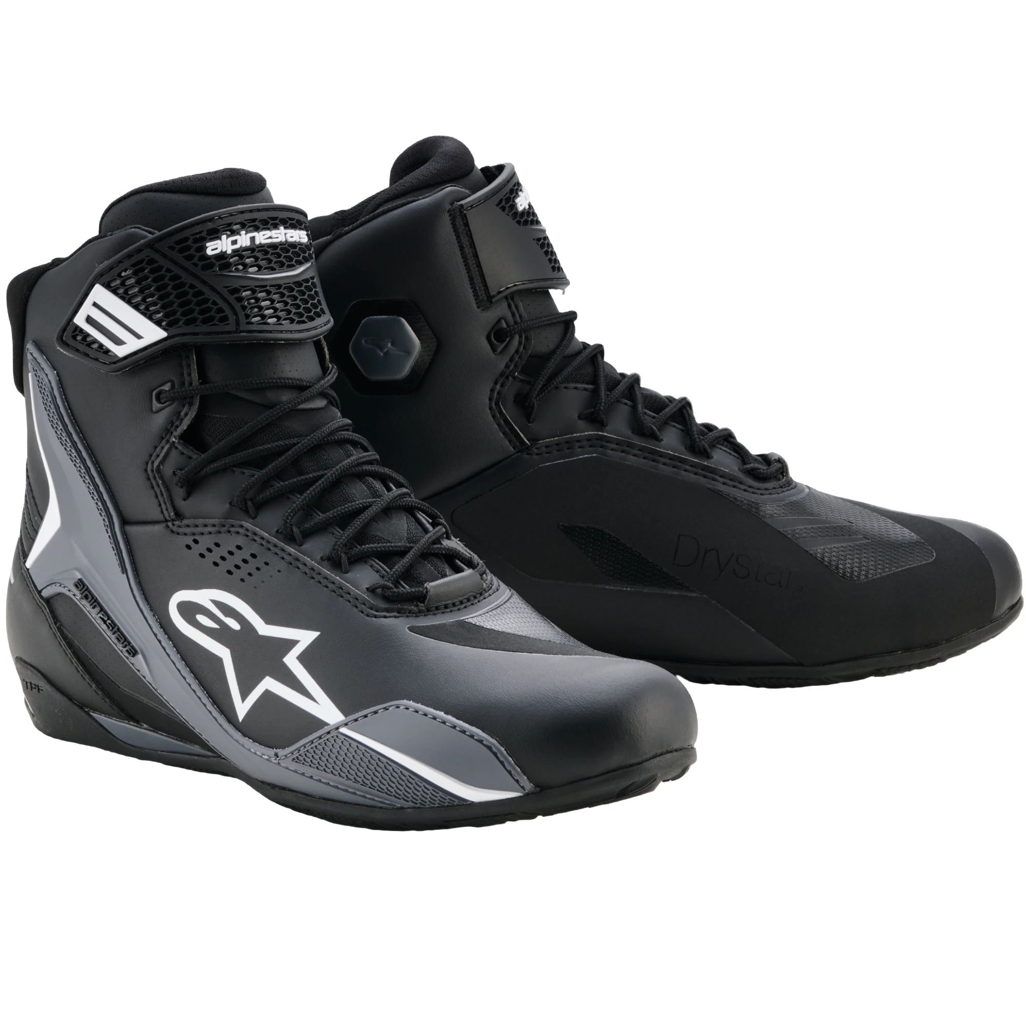 Alpinestars Alpinestars Faster-4 Drystar Shoes - Black / Cool Grey / White
