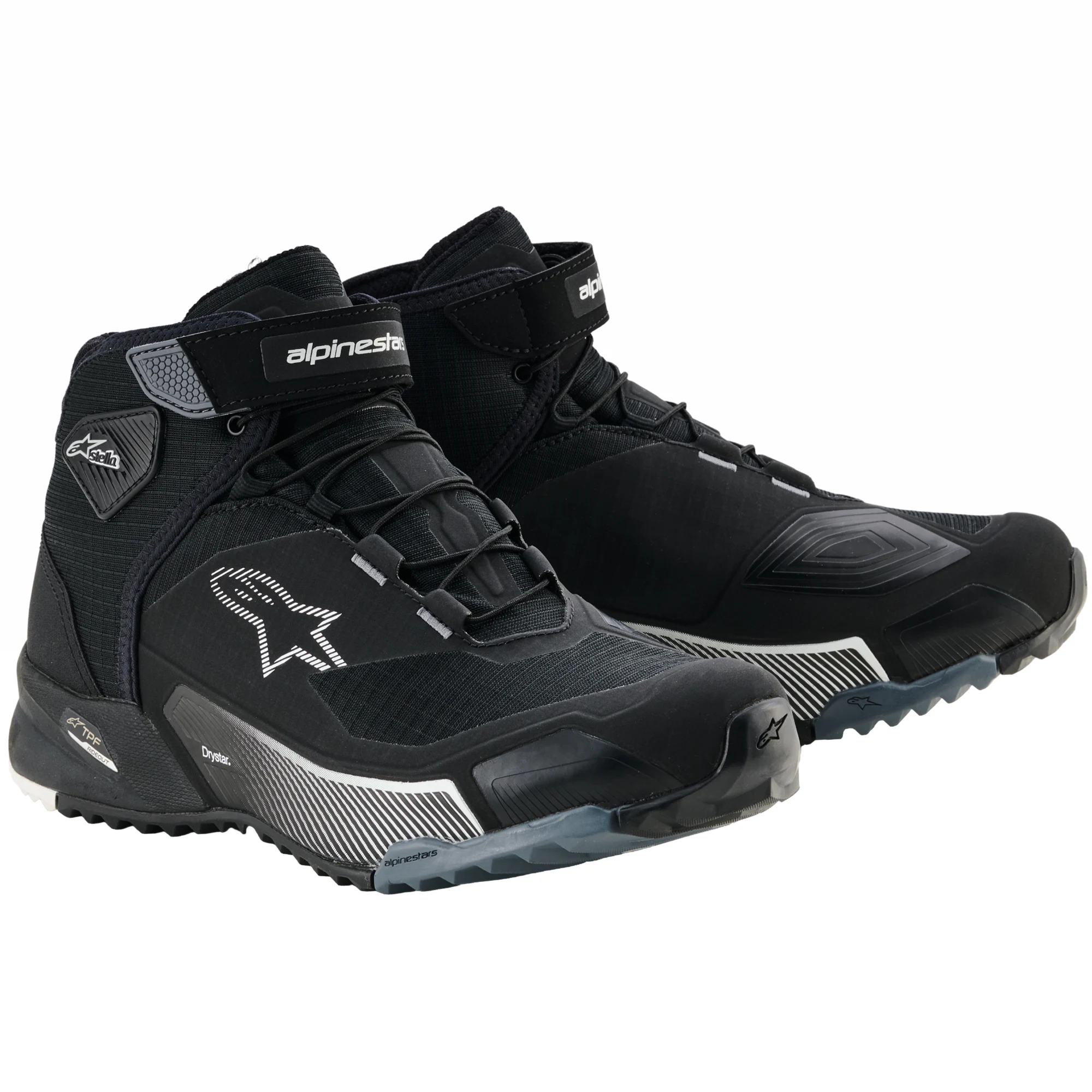 Alpinestars Alpinestars Stella CR-X Drystar Riding Shoes - Black / Dark Grey / White