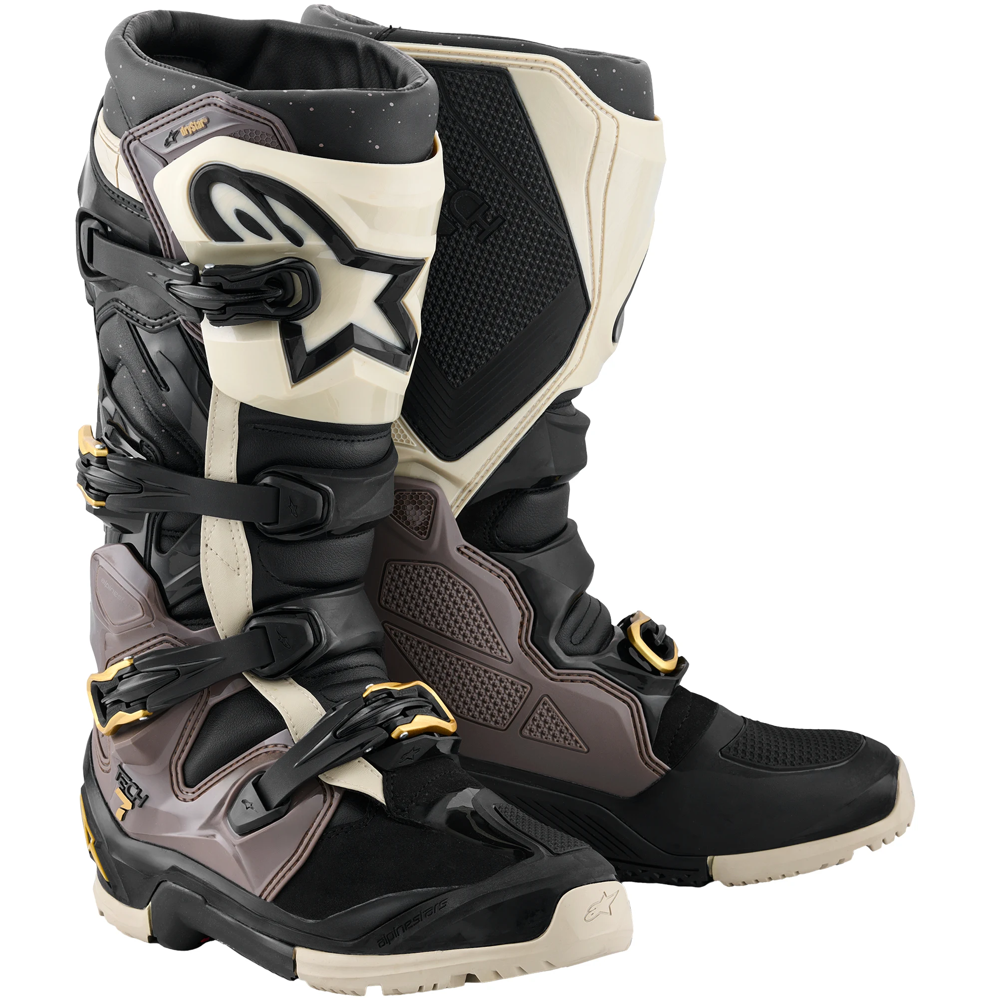 Alpinestars Alpinestars Tech 7 Enduro Drystar Boots - Black / Dark Grey / Gold