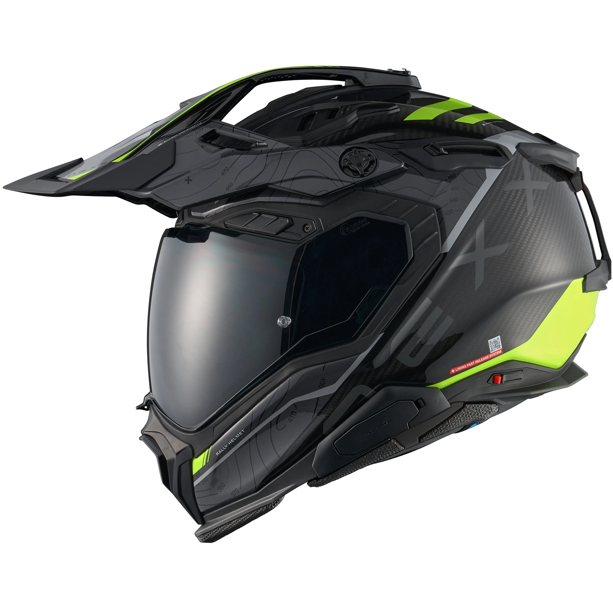 Nexx Nexx X.WED3 Carbon - Furka Grey / Neon