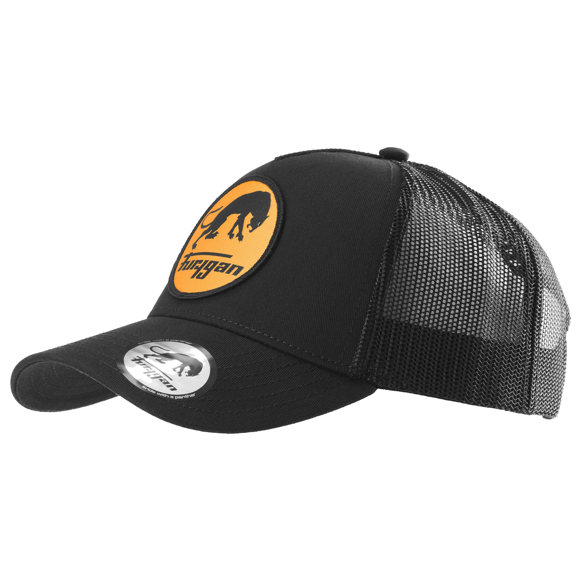 Furygan Furygan Trucker Logo Cap - Black / Yellow Fury