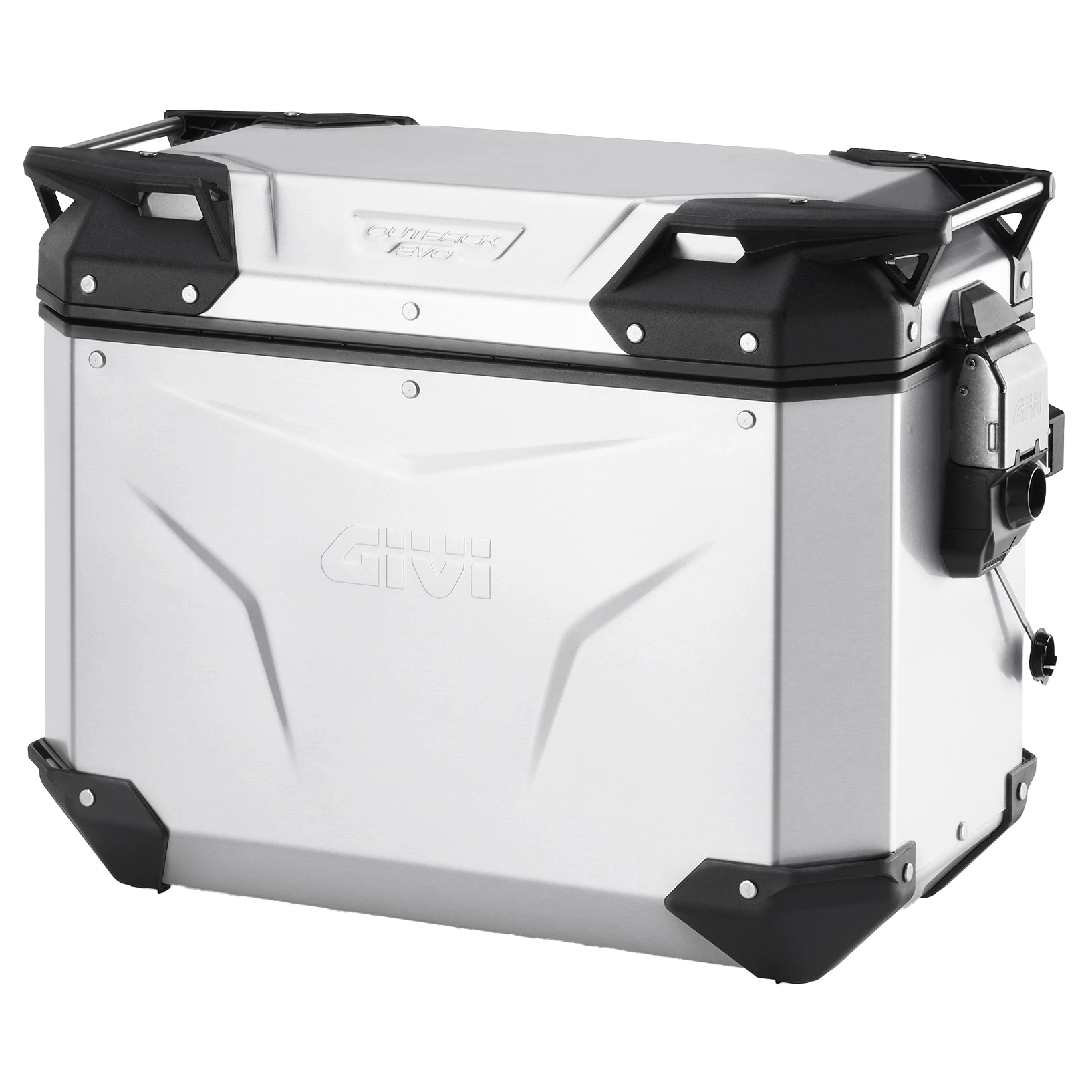 Givi Givi OBKEV44AA Trekker Outback Evo Pannier - Anodised Aluminium 44 Litre