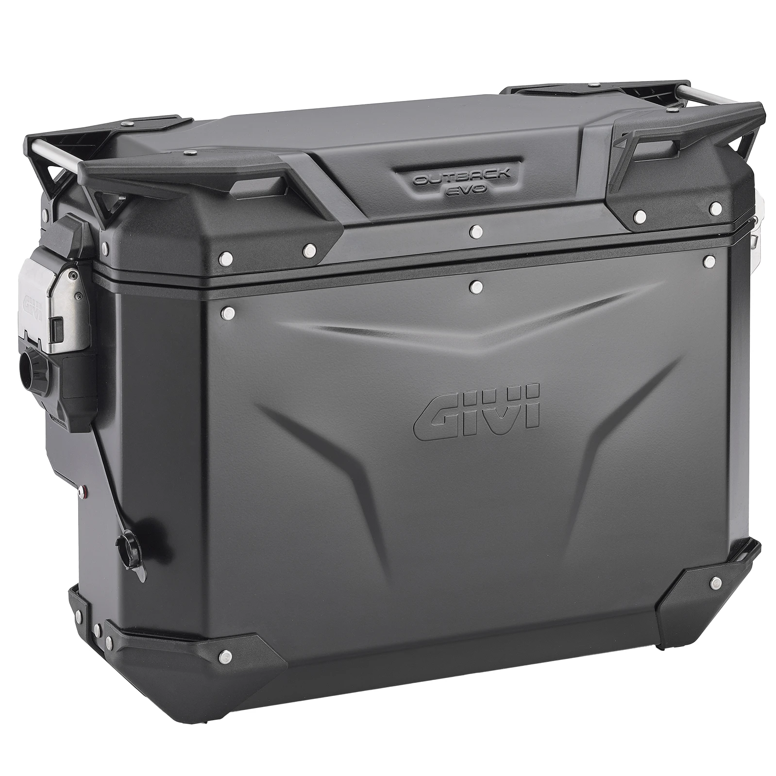 Givi Givi OBKEVS33BR RHS Trekker Outback Evo Cut-Out Pannier - Blackline 33 Litre