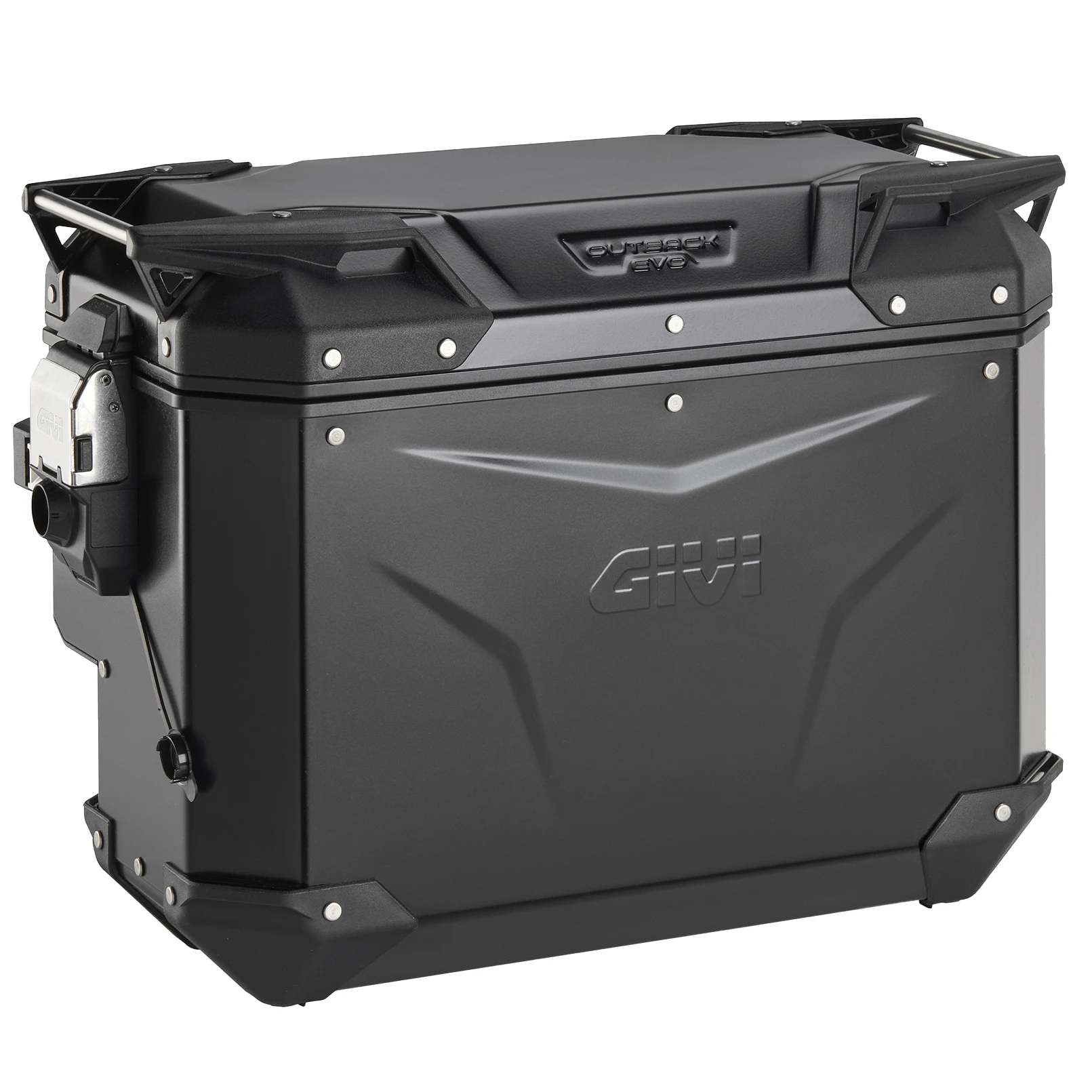 Givi Givi OBKEVS40BR RHS Trekker Outback Evo Cut-Out Pannier - Blackline 40 Litre