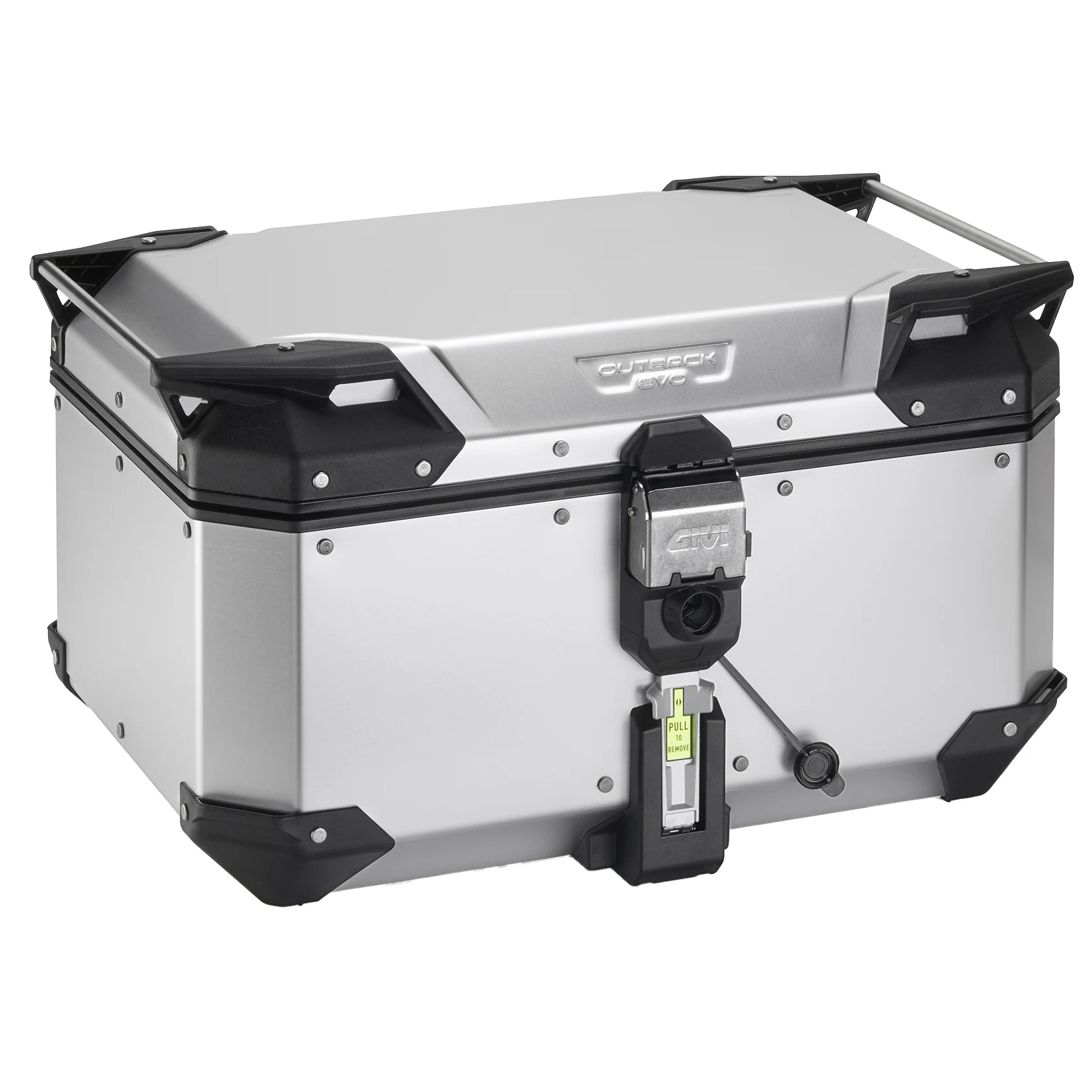 Givi Givi OBKEV58AA Trekker Outback Evo Top Box - Anodised Aluminium 58 Litre