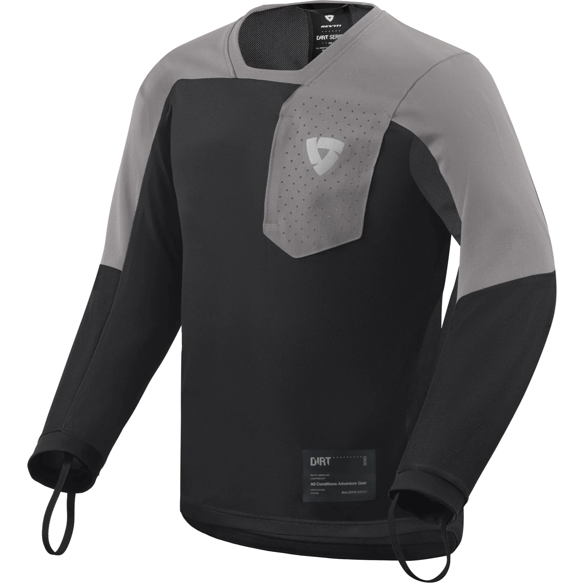 Rev'it Rev'it Sierra 2 Textile Jersey - Black / Grey