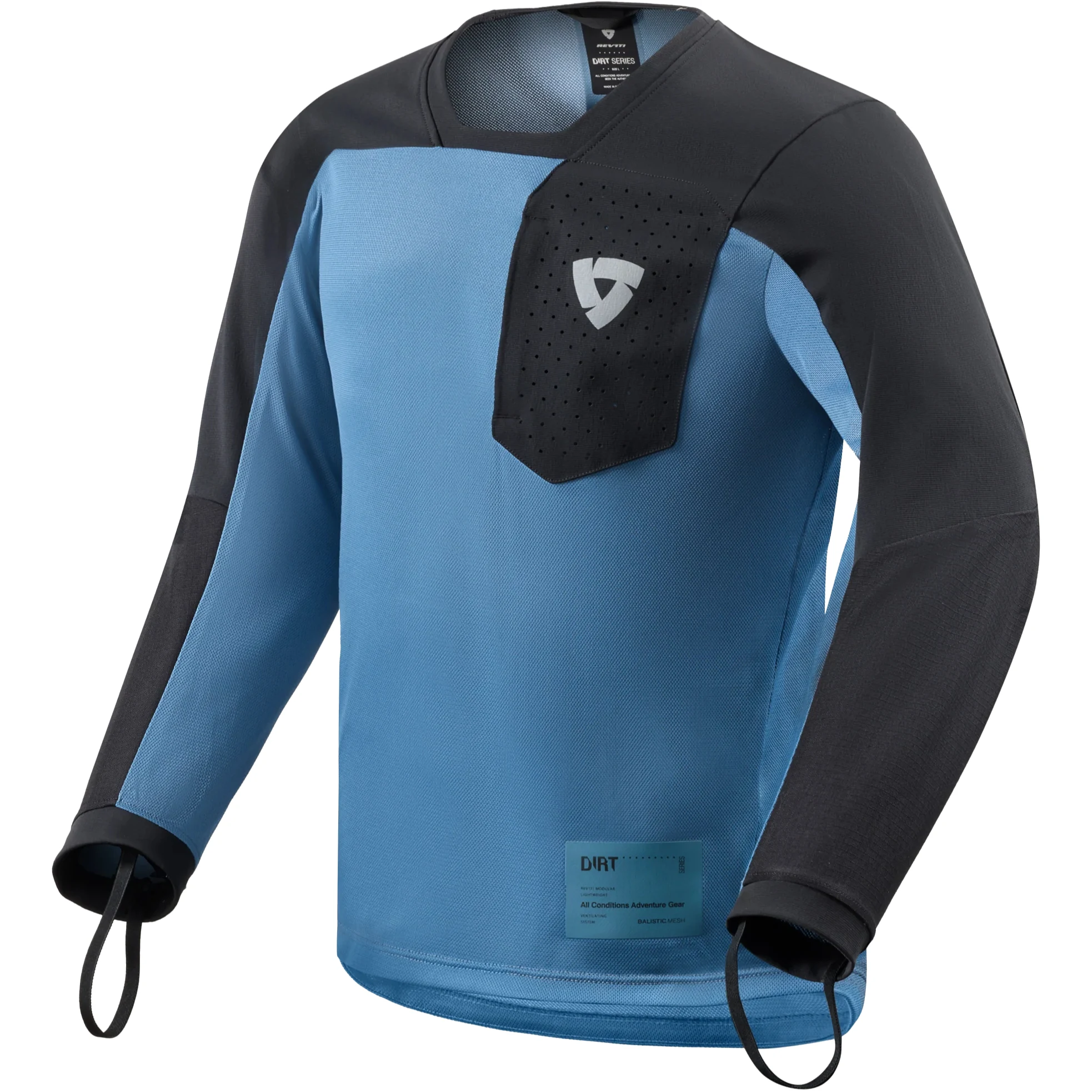 Rev'it Rev'it Sierra 2 Textile Jersey - Blue / Black