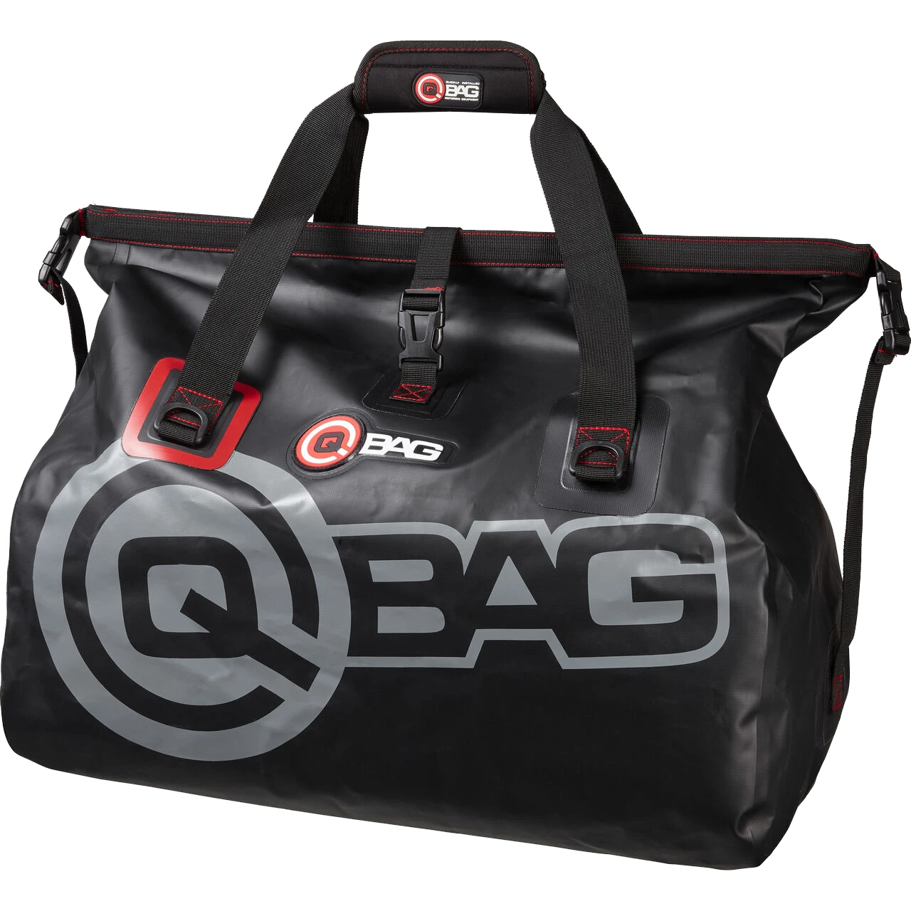 QBag QBag Luggage Roll Duffel Bag - Black / Grey