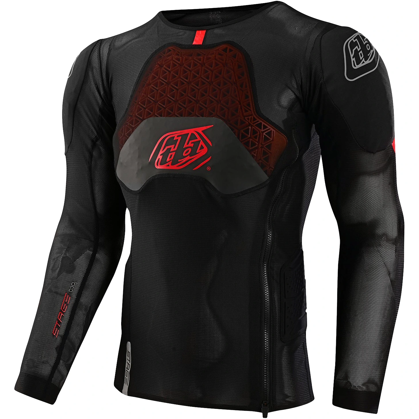 Troy Lee Designs Troy Lee Designs Stage Ghost D3O Long Sleeved Armoured Shirt - Black