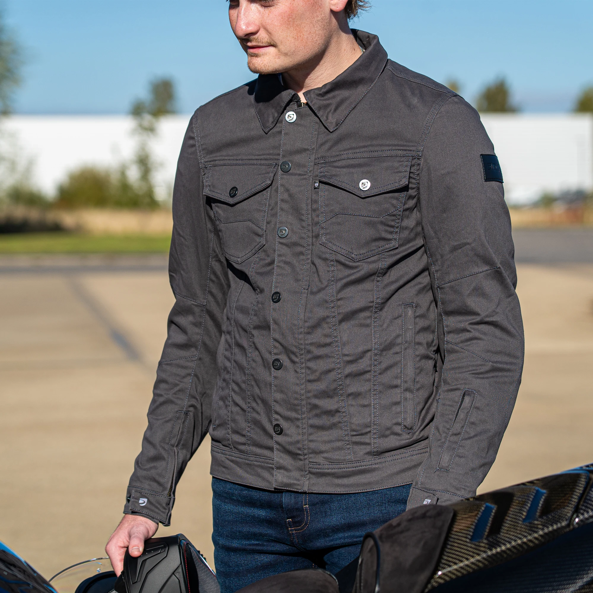 DXR DXR Nazaire Textile Jacket - Grey