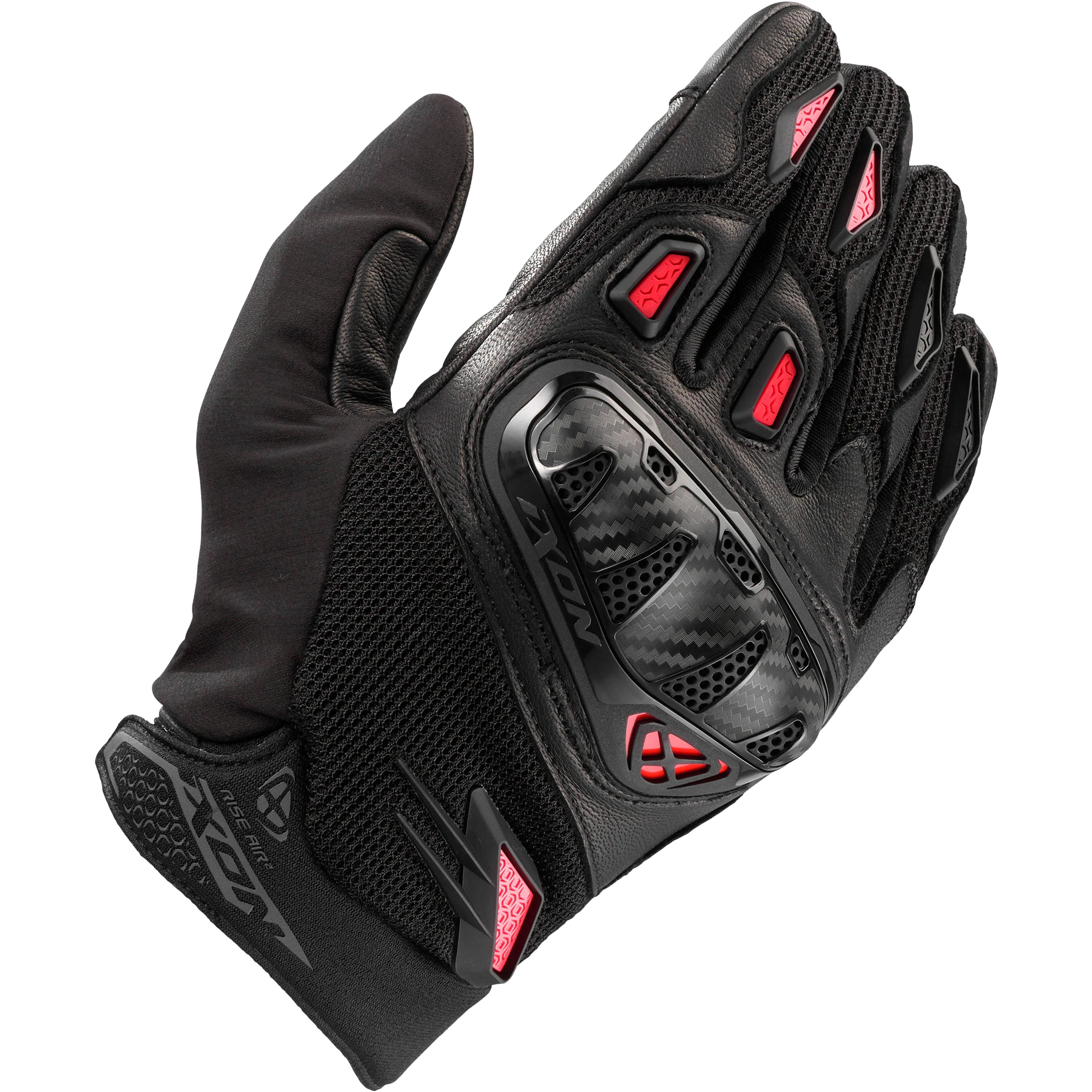 Ixon Ixon Rise Air 2 Gloves - Black / Bright Red