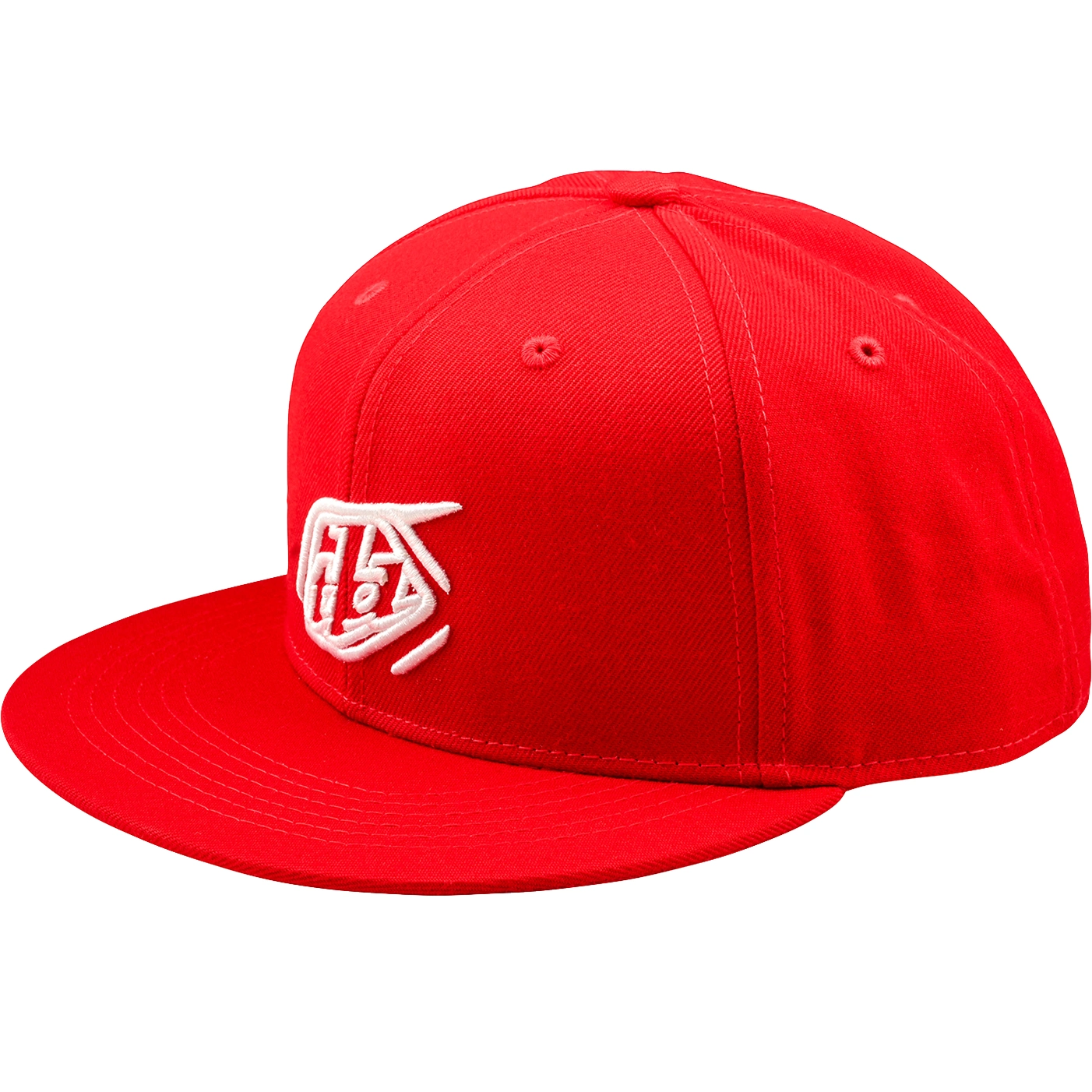 Troy Lee Designs Troy Lee Designs Flat Bill Snapback Cap - Badge Team Red