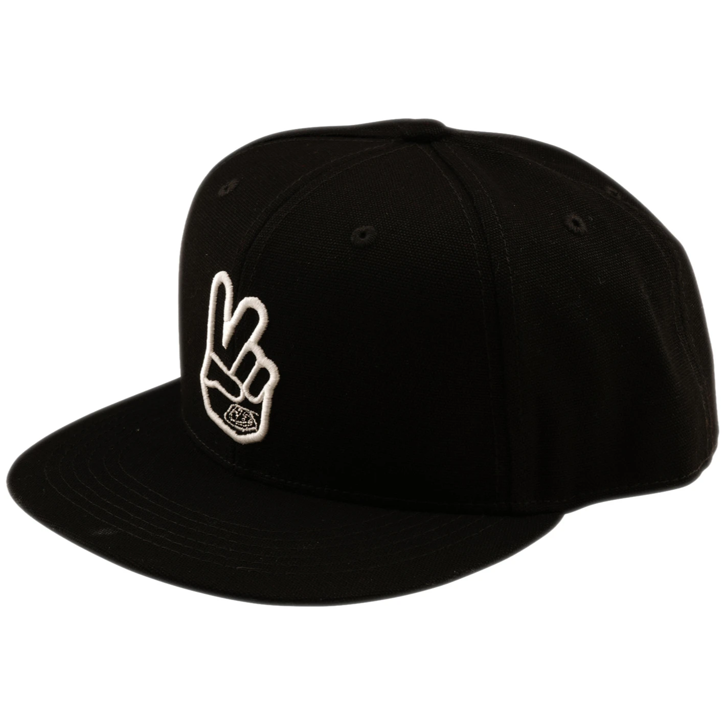 Troy Lee Designs Troy Lee Designs Flat Bill Snapback Cap - Peace Black