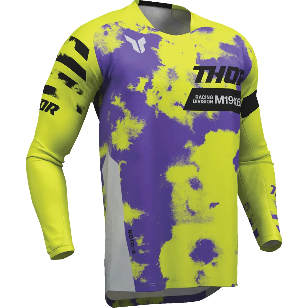Thor Thor Youth Launchmode Jersey - Bleach Grey / Acid