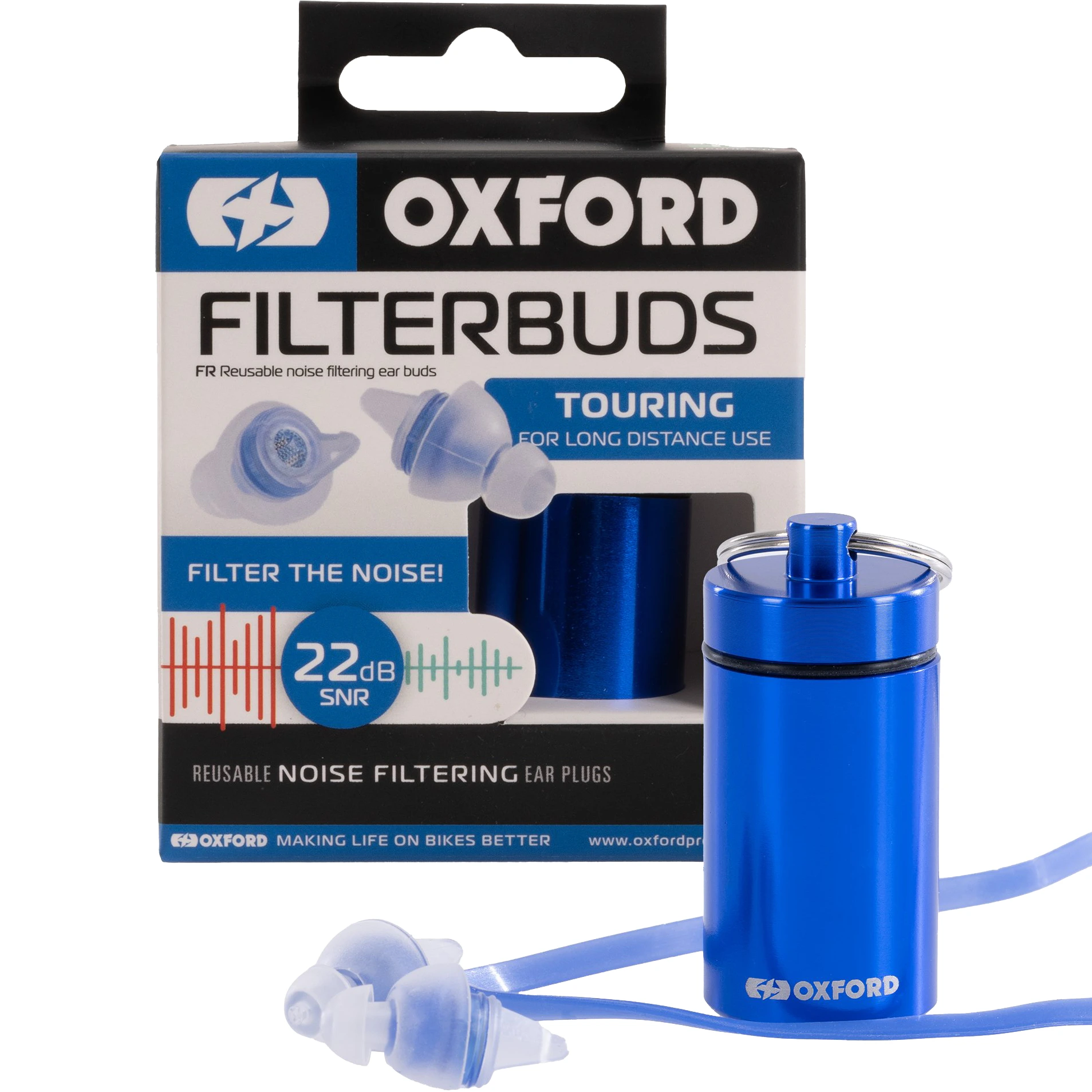 Oxford Oxford Filterbuds Earplugs - Touring 22 SNR