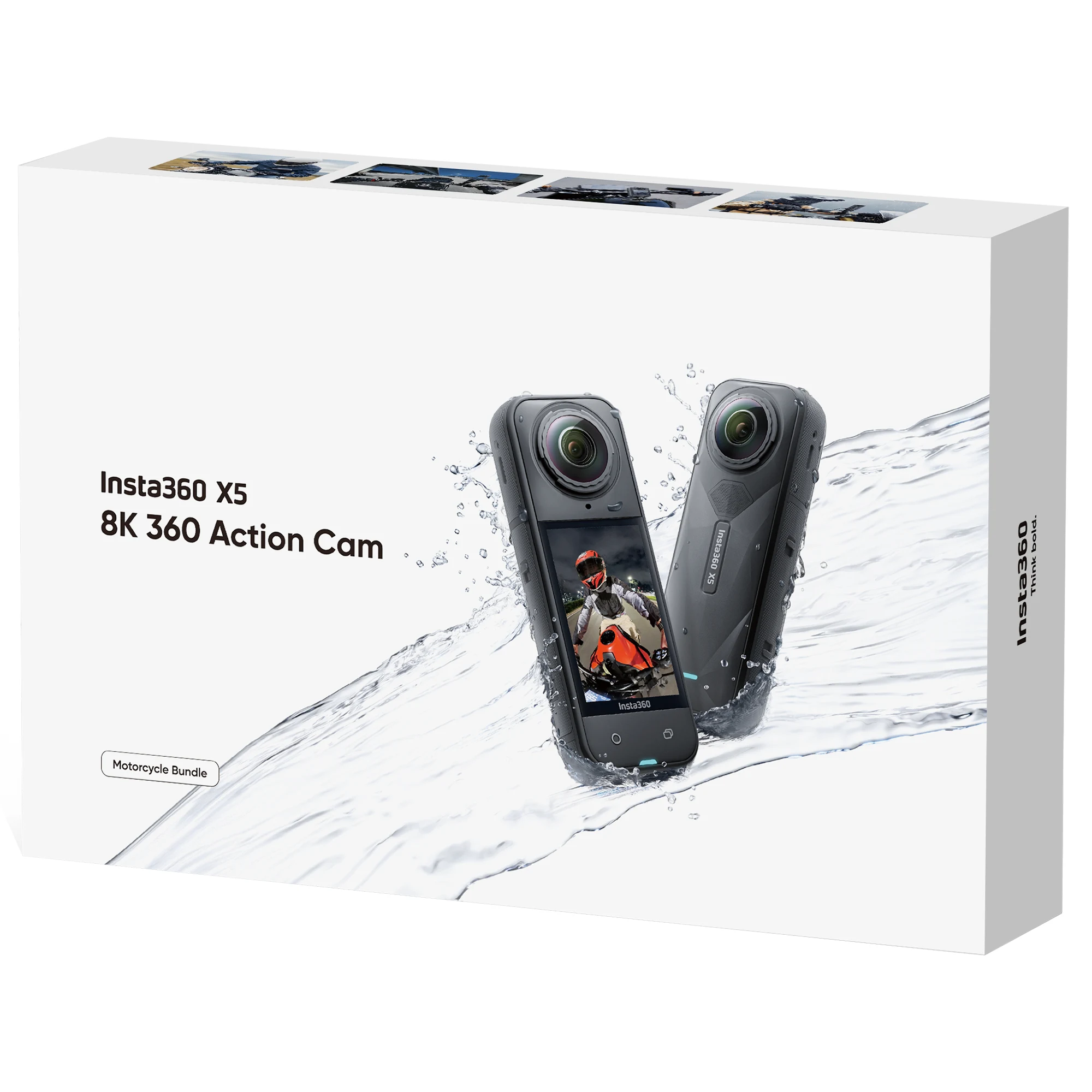 Insta360 Insta360 X5 Action Camera - Motorcycle Bundle