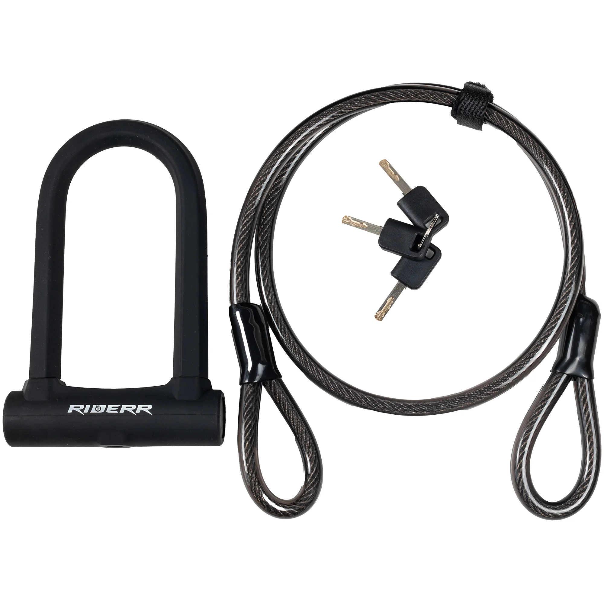 Riderr Riderr U-Lock and Cable - Black