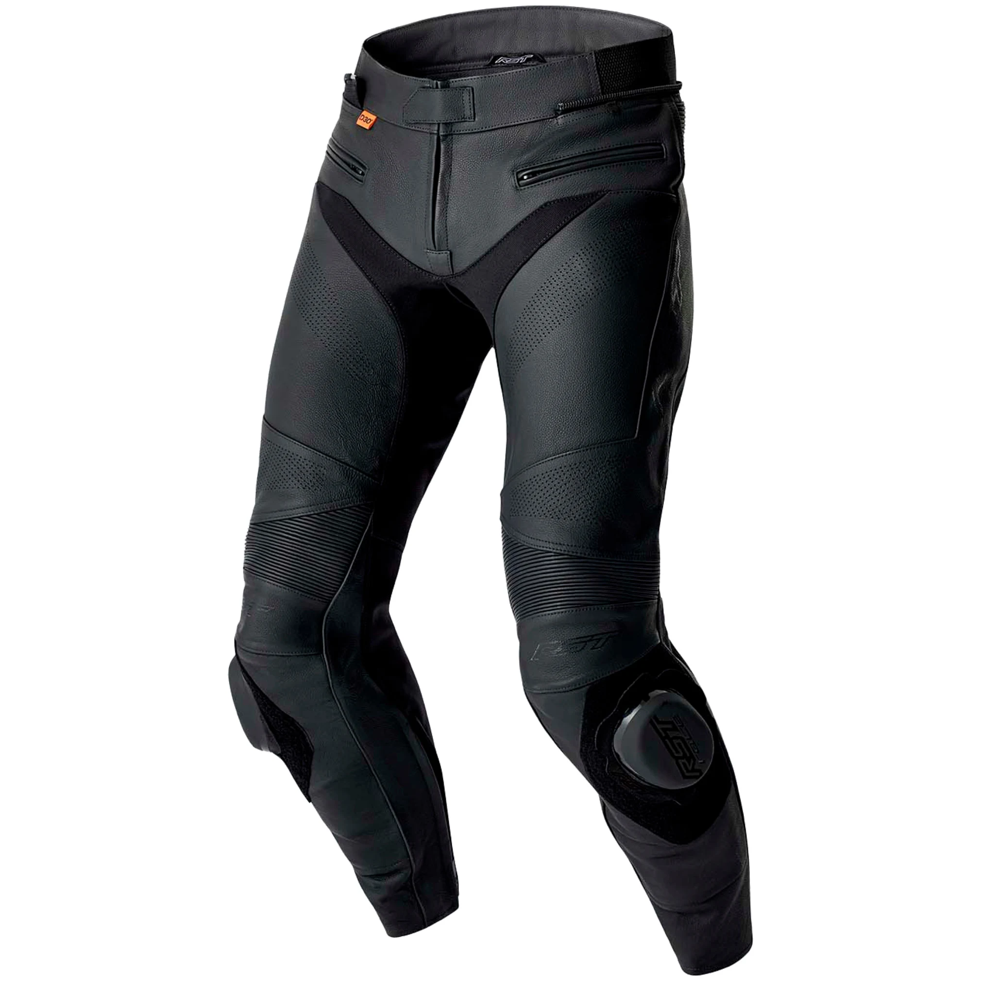 RST RST S1 D3O Leather Trousers - Black / Black