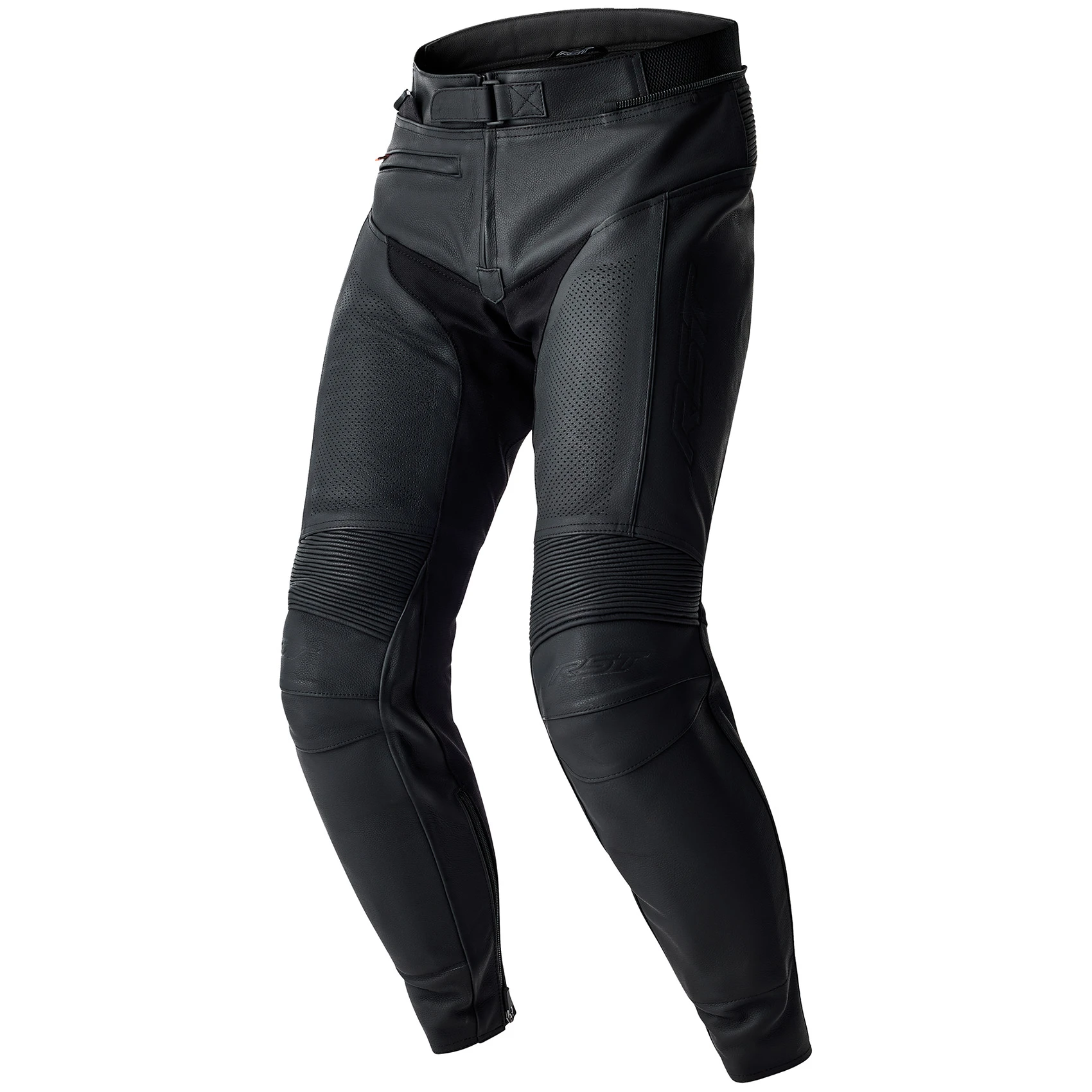 RST RST T2 CE Leather Trousers - Black / Black