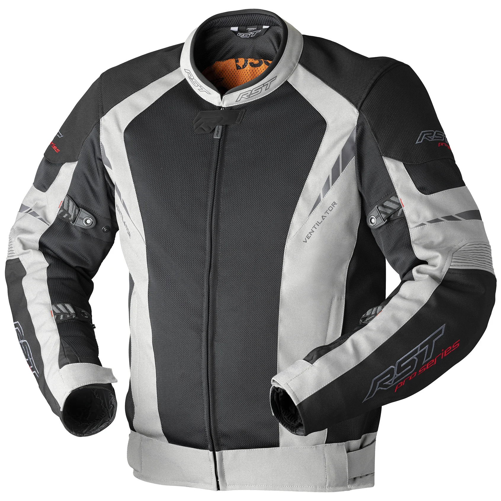 RST RST Pro Series Ventilator D3O Textile Jacket - Black / Silver