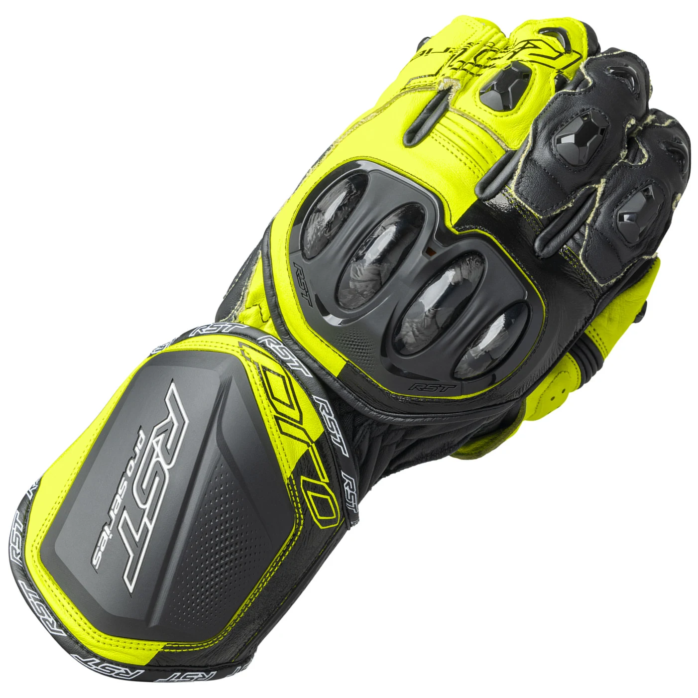 RST RST Pro series GP D3O Gloves - Black / Fluo Yellow