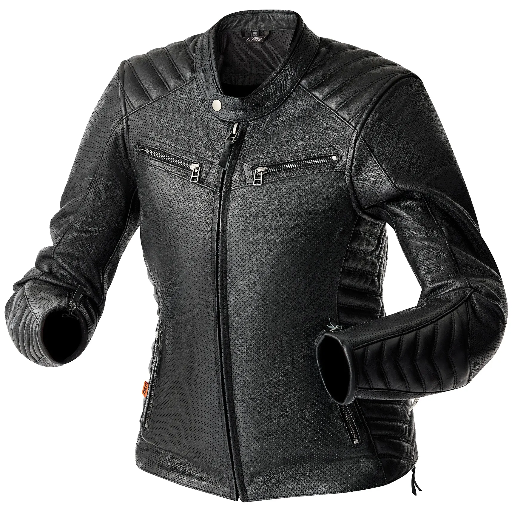 RST RST Ladies Roadster Air D3O Leather Jacket - Black