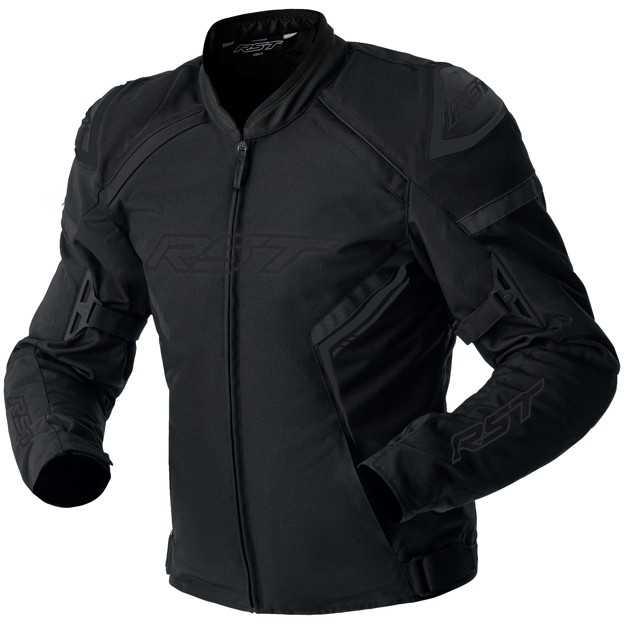 RST RST Ladies S1 D3O Textile Jacket - Black / Black
