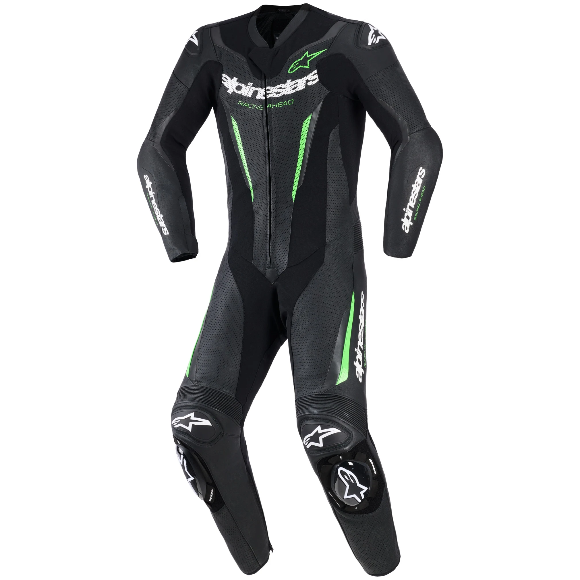 Alpinestars Alpinestars GP Force V2 Leather 1 Piece Suit - Black / Green