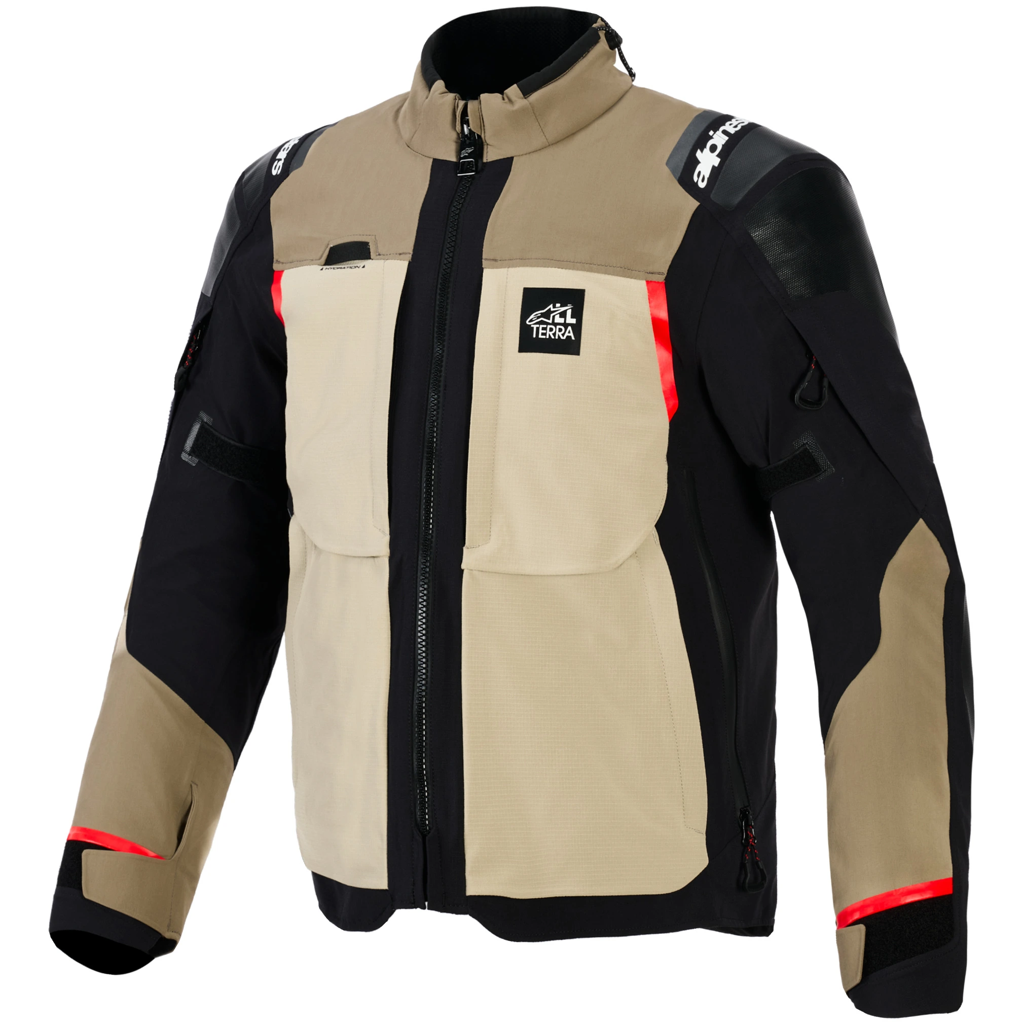 Alpinestars Alpinestars Andes Pro Drystar® XF Jacket - Walnut / Aluminum