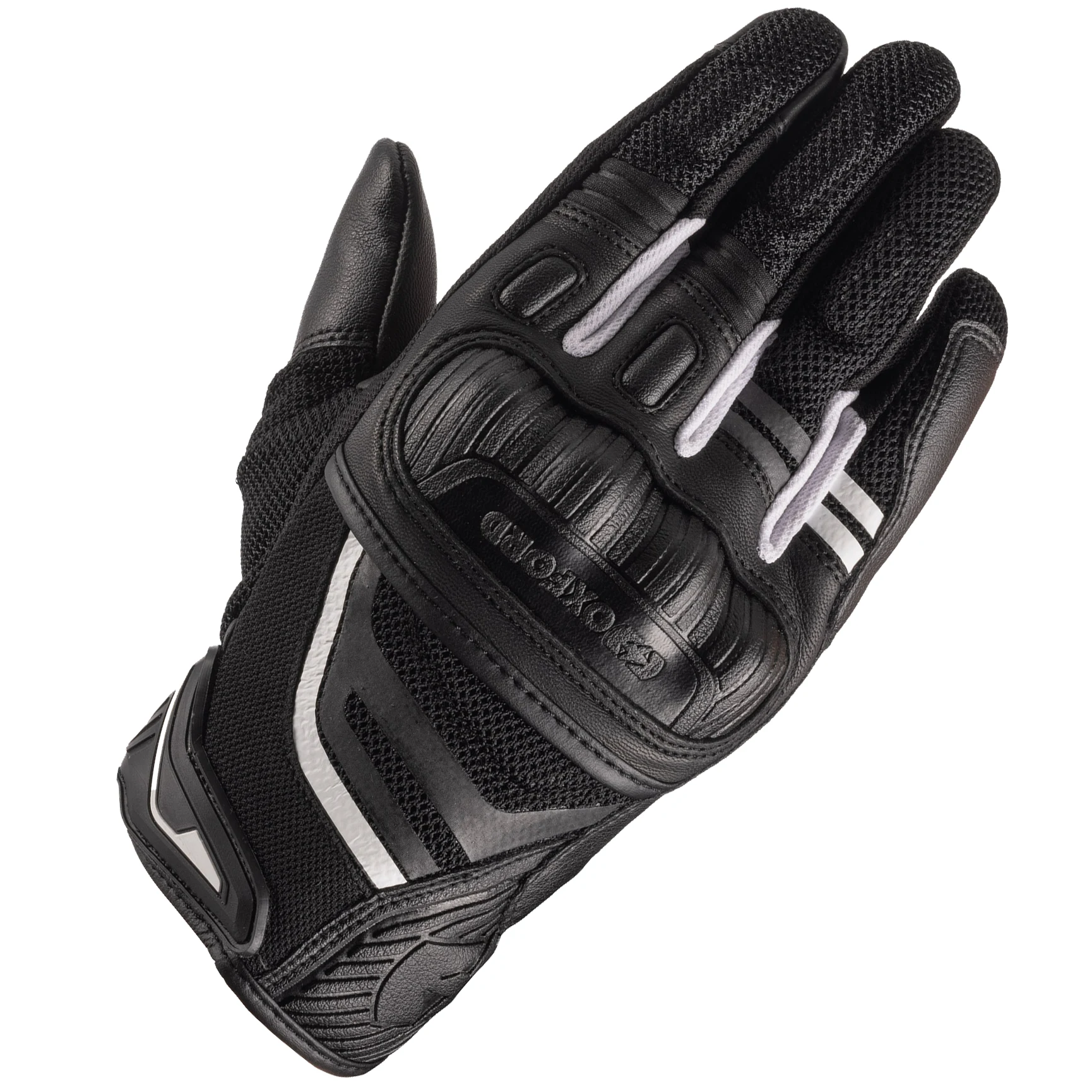 Oxford Clothing Oxford Omega 1.0 Air Short Textile Gloves - Black / White