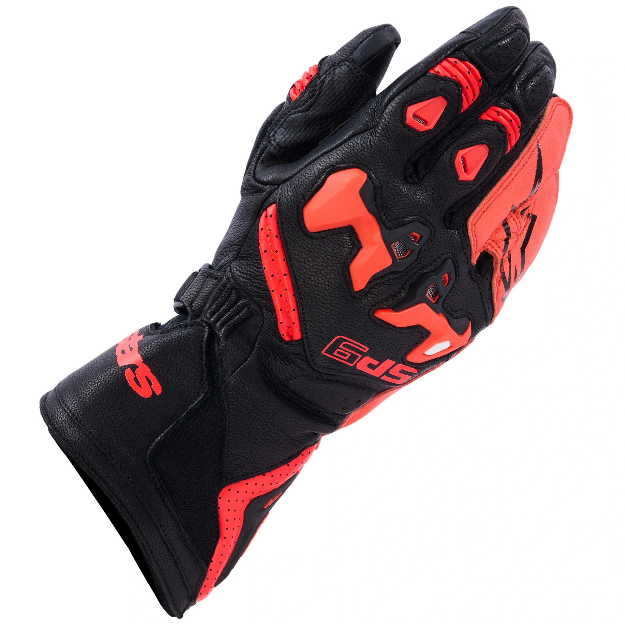 Alpinestars Alpinestars SP-9 Gloves - Black / Fluo Red