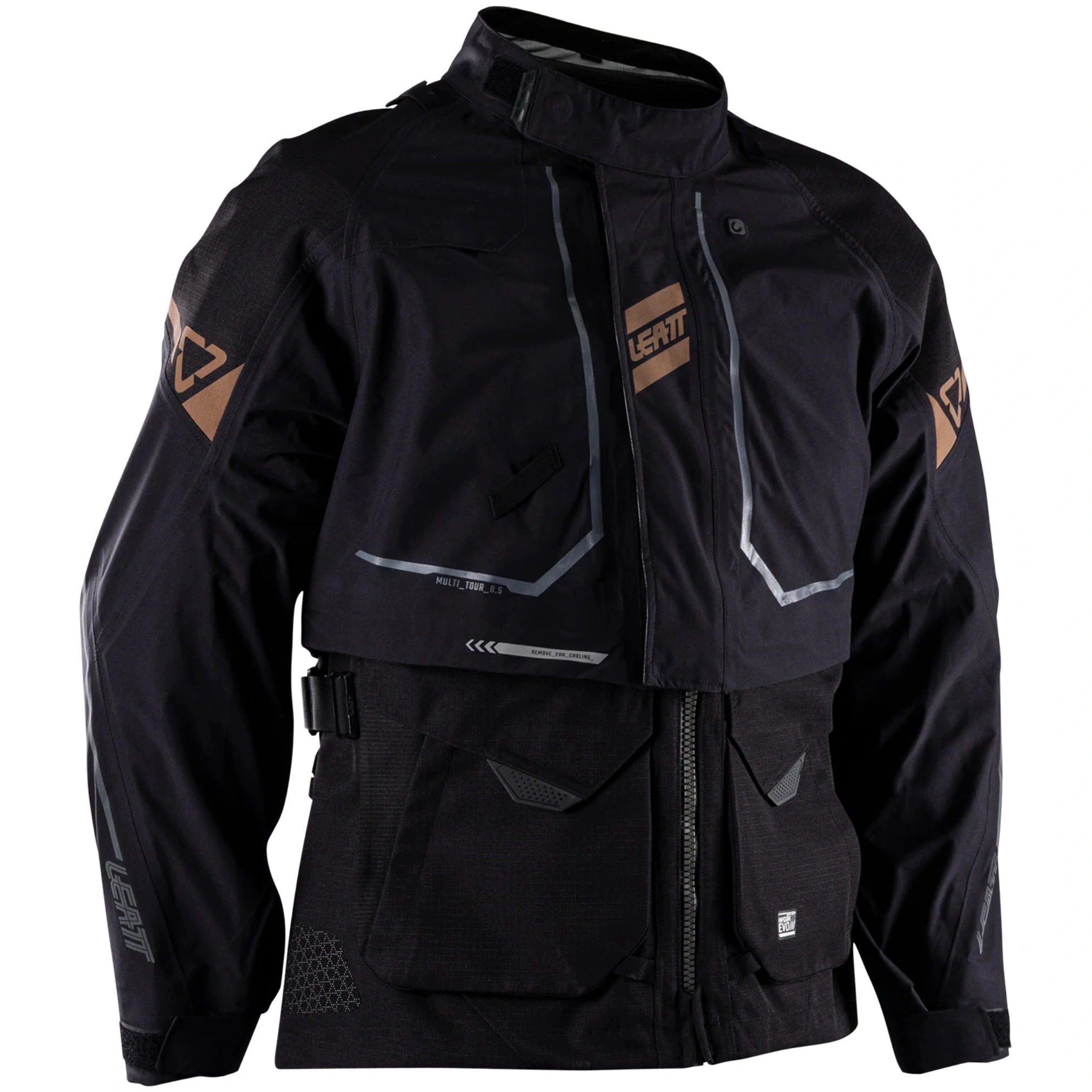 Leatt Leatt ADV 8.5 MultiTour Jacket - Stealth Black / Grey