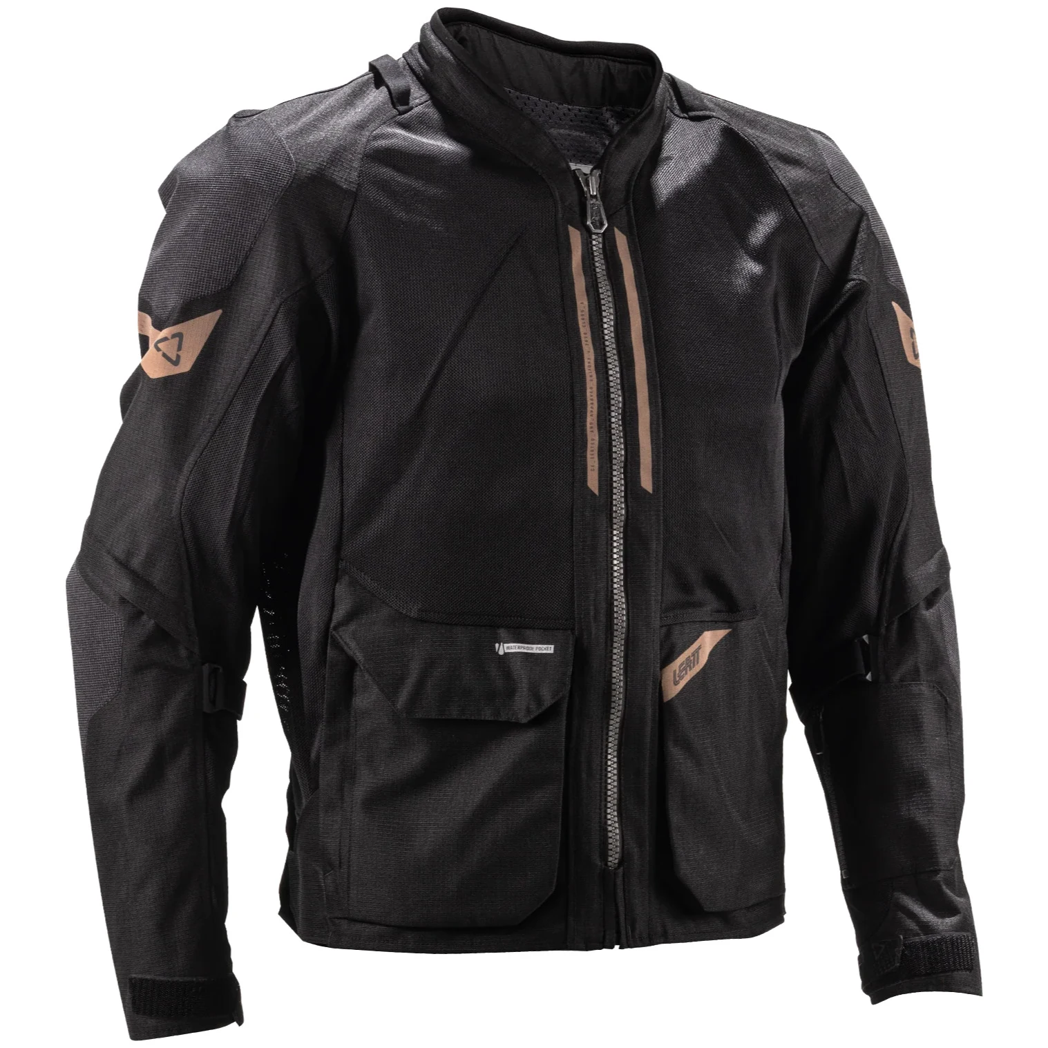 Leatt Leatt ADV 4.5 FlowTour Short Jacket - Stealth Black / Grey