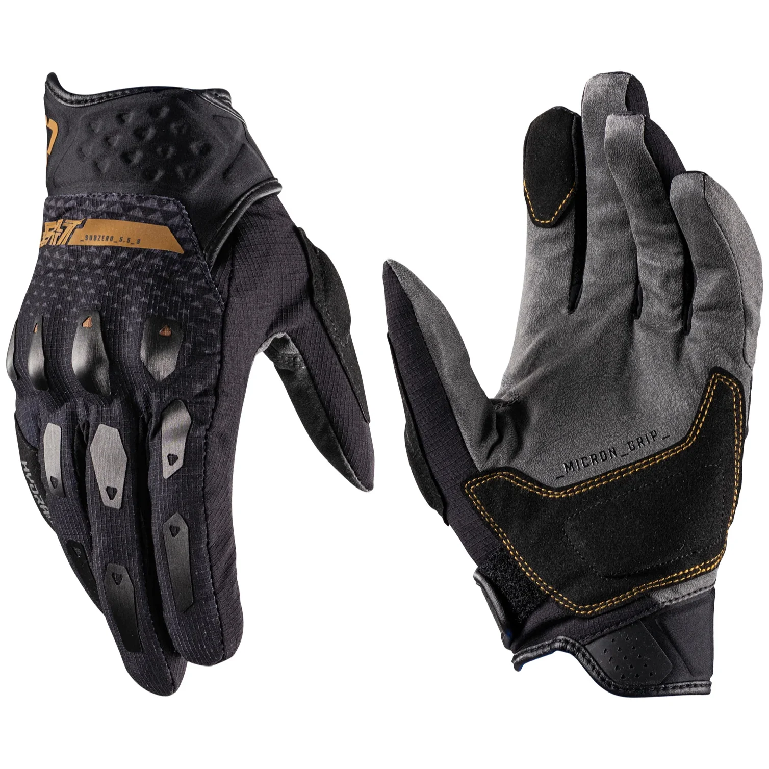 Leatt Leatt ADV 5.5 SubZero Short Gloves - Stealth Black / Grey
