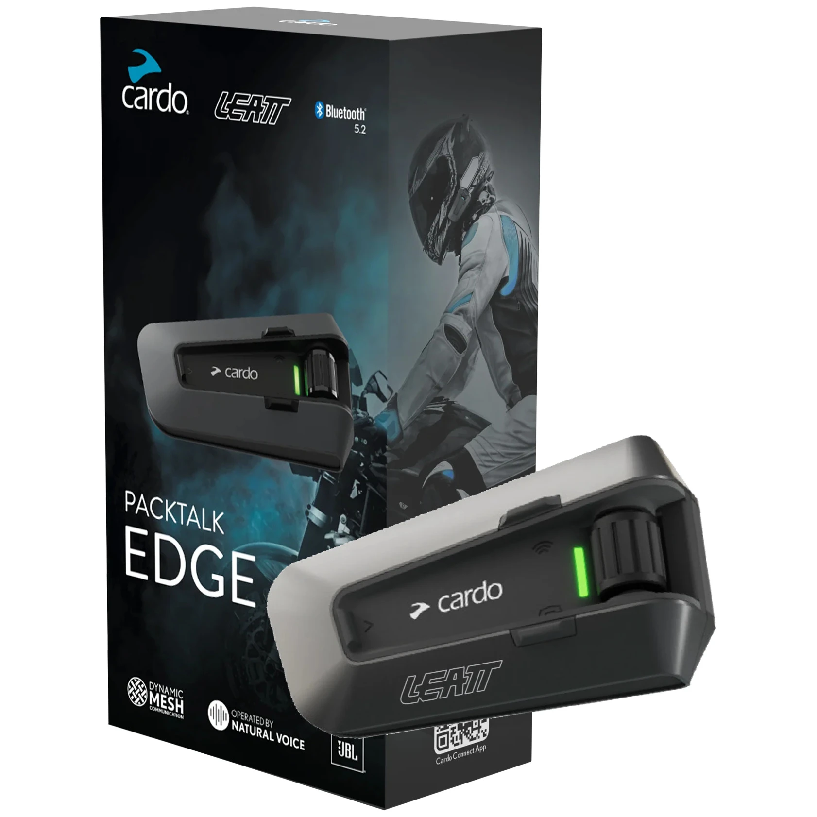 Leatt Leatt Packtalk Edge Mesh Intercom by Cardo - Single