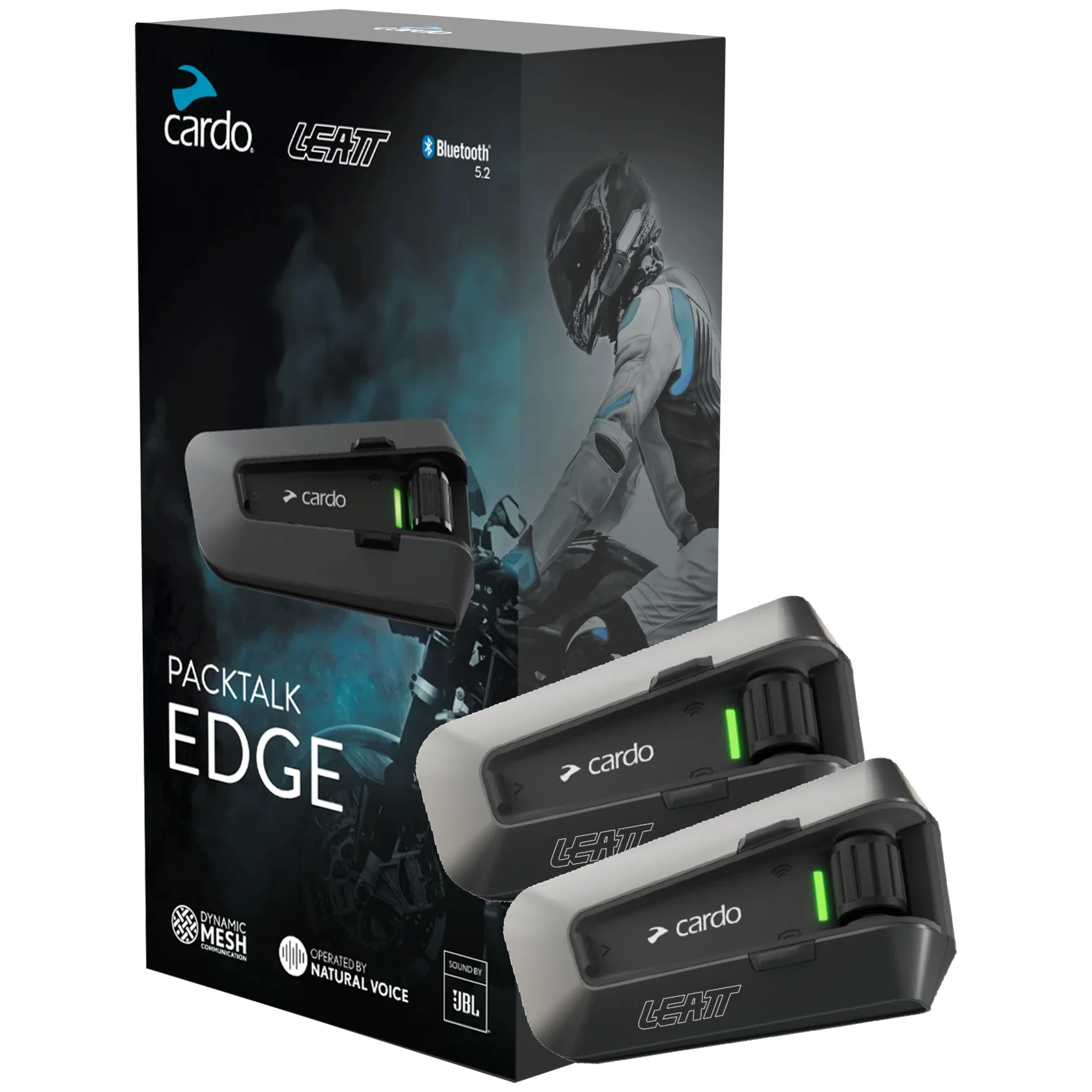 Leatt Leatt Packtalk Edge Mesh Intercom by Cardo - Duo