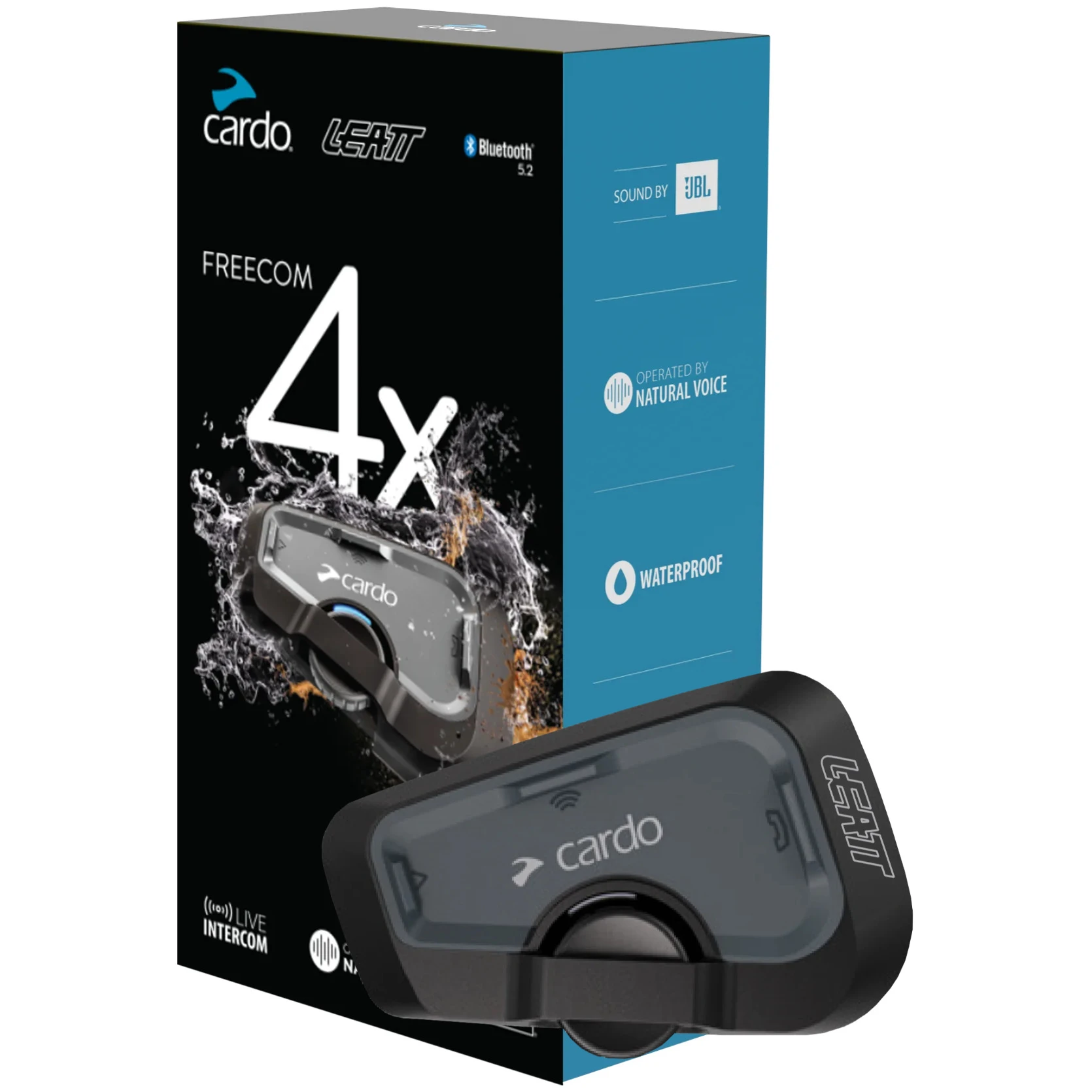Leatt Leatt Freecom 4X Bluetooth Intercom by Cardo - Single