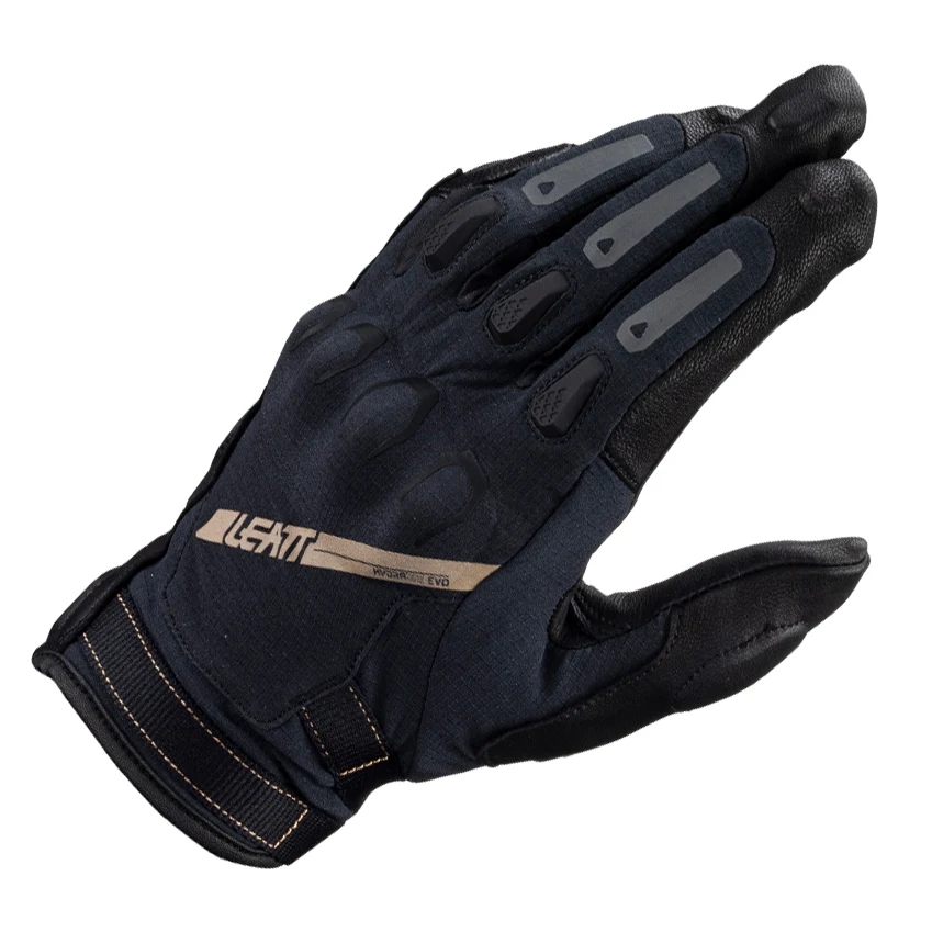 Leatt Leatt ADV 7.5 Hydradri Textile Short Gloves - Stealth Black / Grey