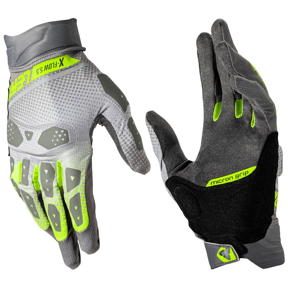 Leatt Leatt ADV 5.5 X - Flow Short Gloves - Hi-Viz Yellow