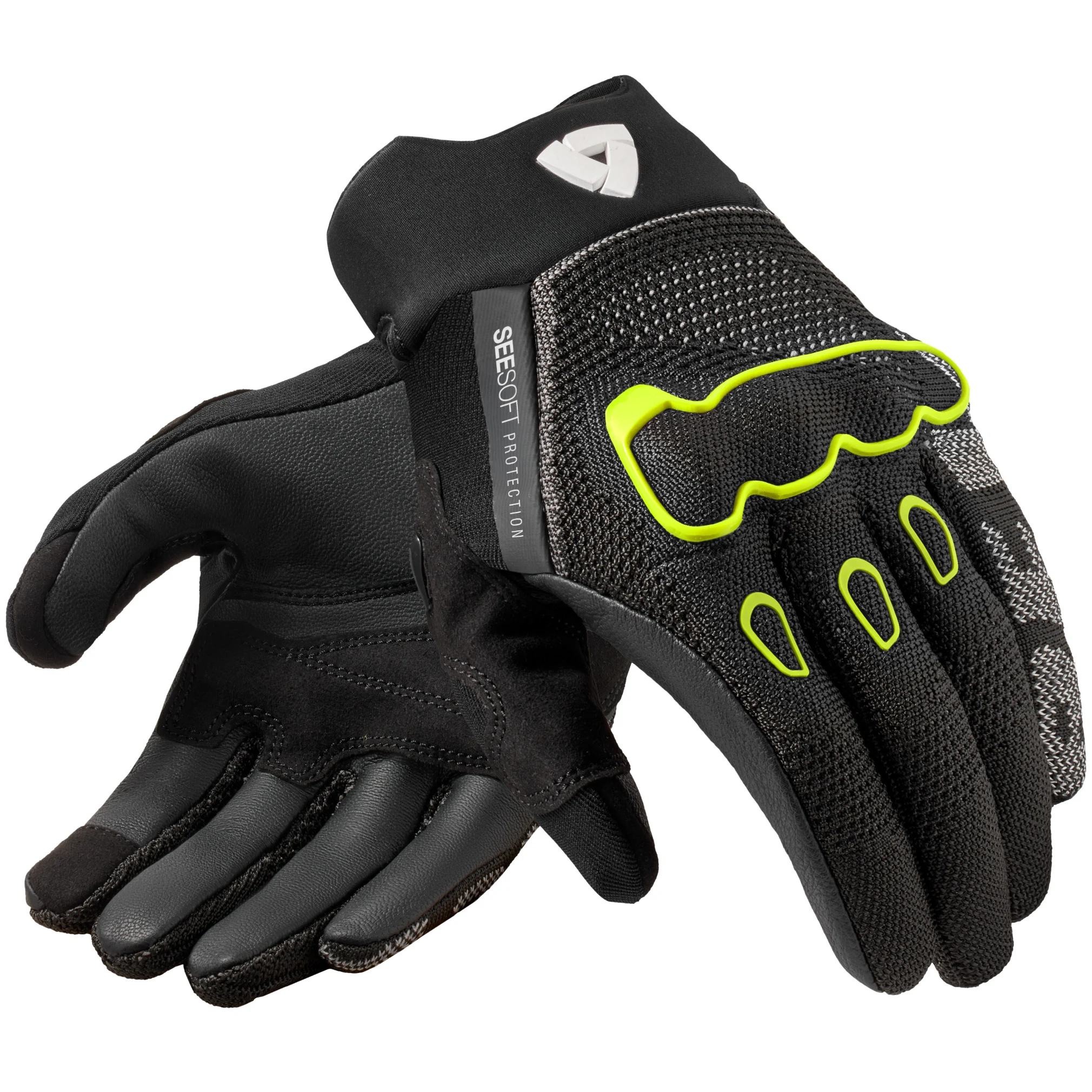 Rev'it Rev'it Hyperspeed 3 Textile Gloves - Black / Neon Yellow