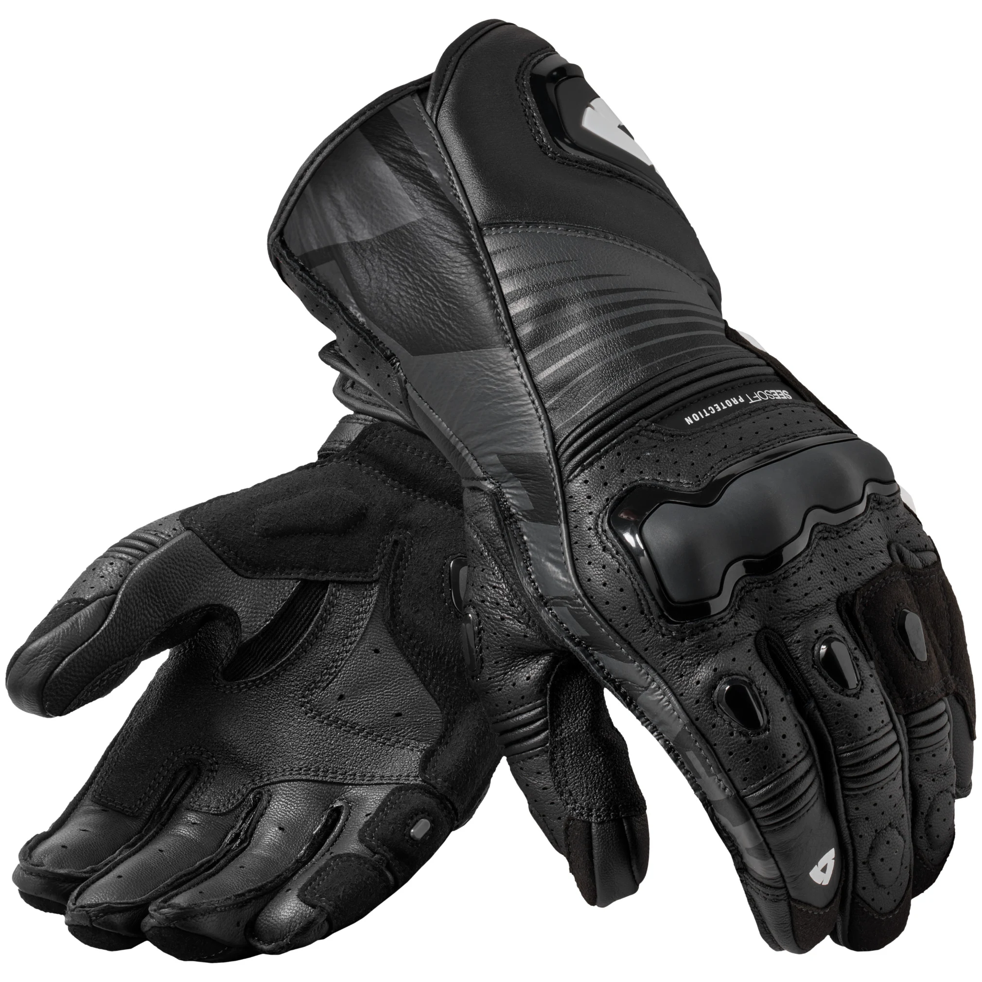 Rev'it Rev'it Argon 3 Leather Gloves - Black