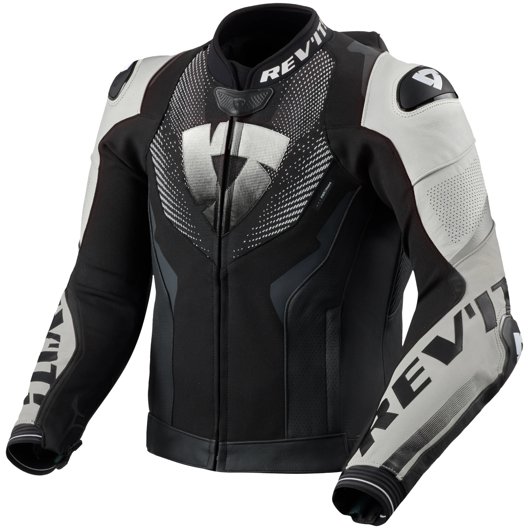 Rev'it Rev'it Hyperspeed 3 Pro Leather Jacket - Black / White