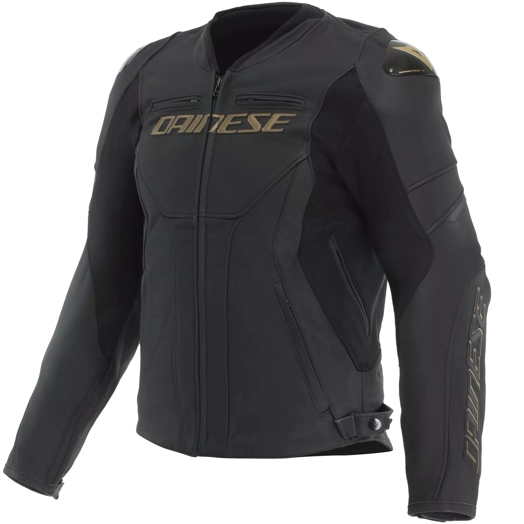 Dainese Dainese Racing 5 Leather Jacket - Black / Gold