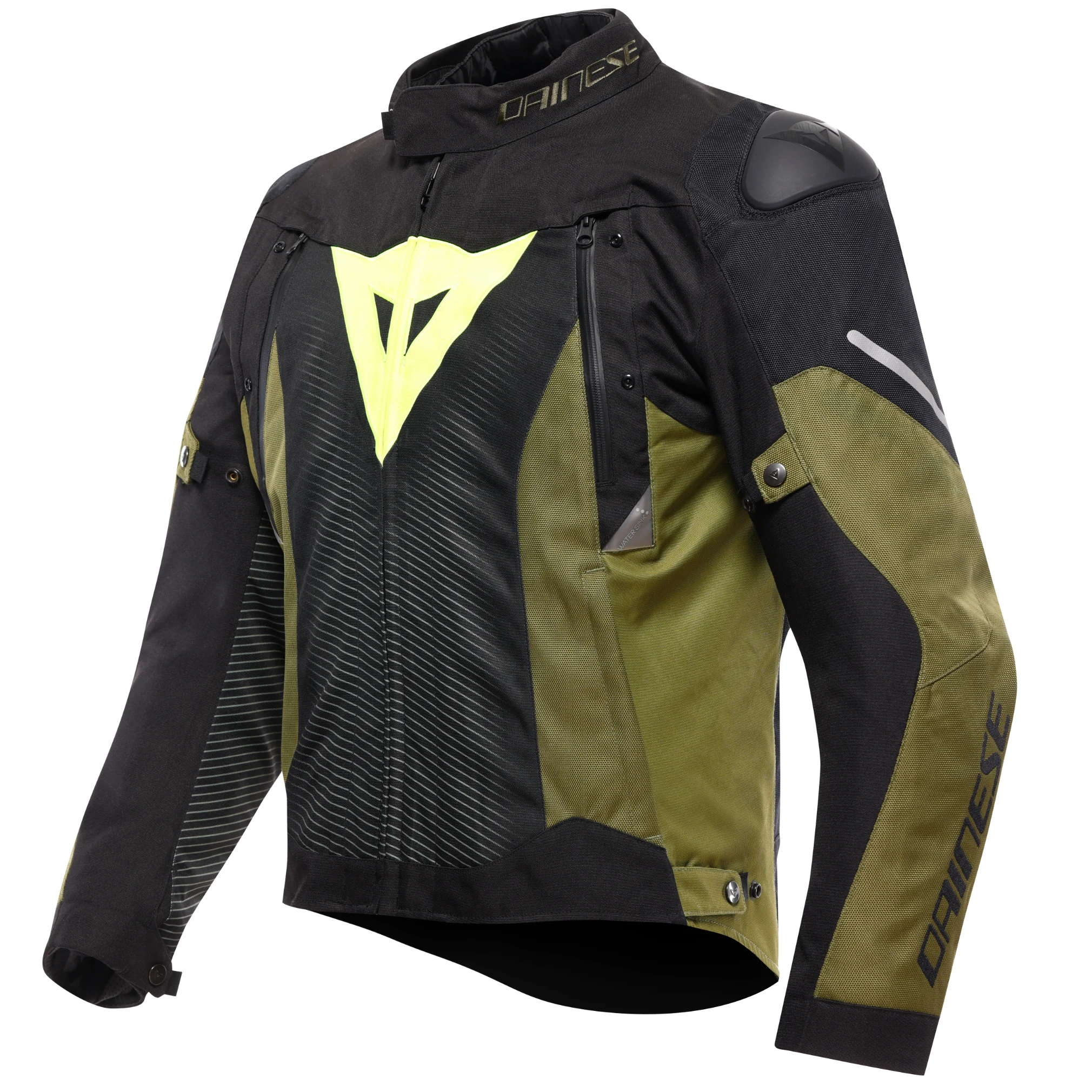 Dainese Dainese Super Sprint D-Dry® Jacket - Black / Green / Fluo Yellow