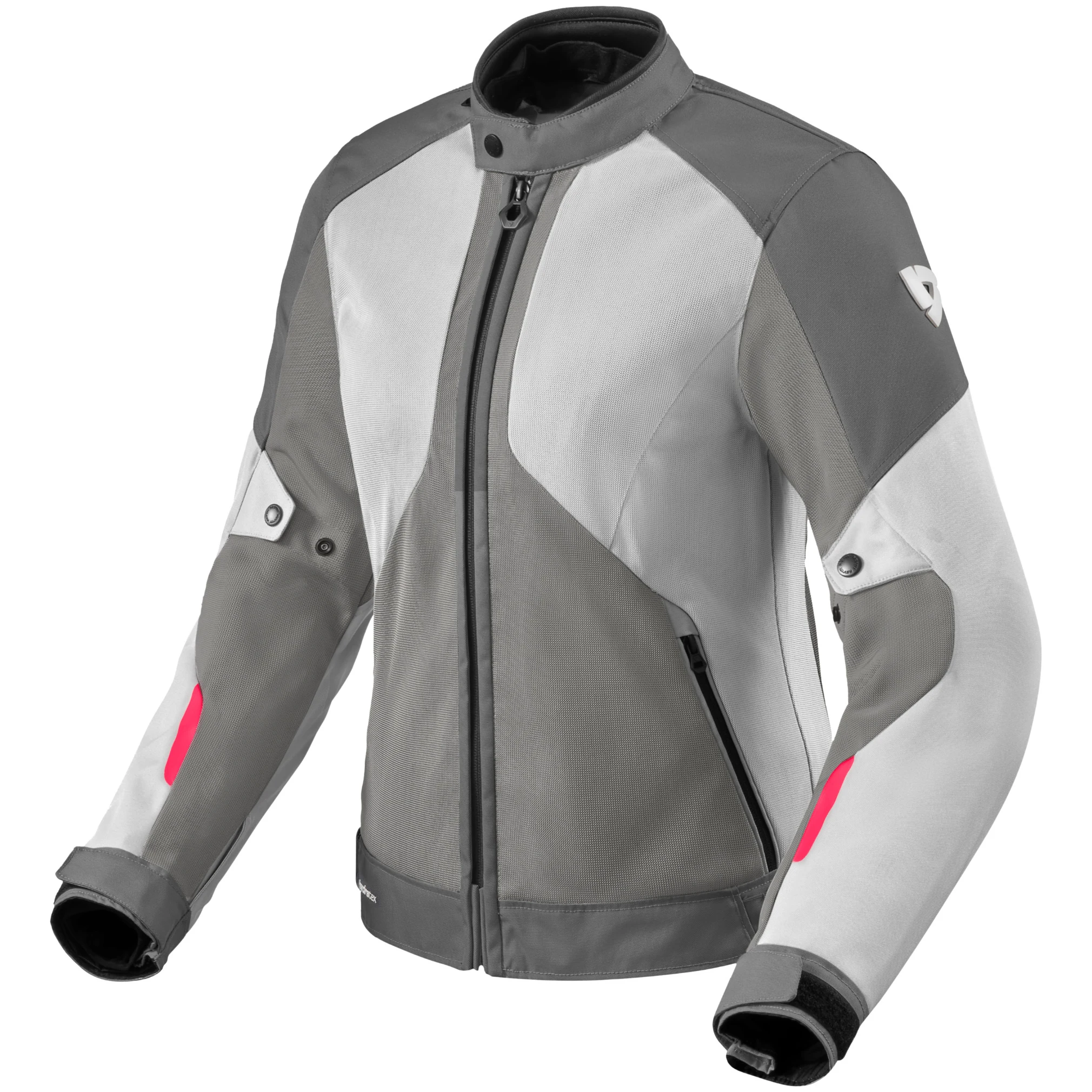 Rev'it Rev'it Ladies Torque 3 H2O Textile Jacket - Grey / Pink