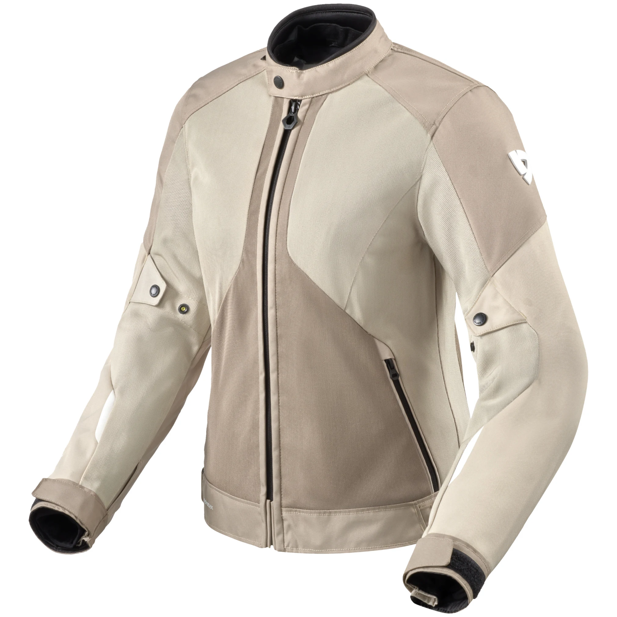 Rev'it Rev'it Ladies Torque 3 H2O Textile Jacket - Sand / White