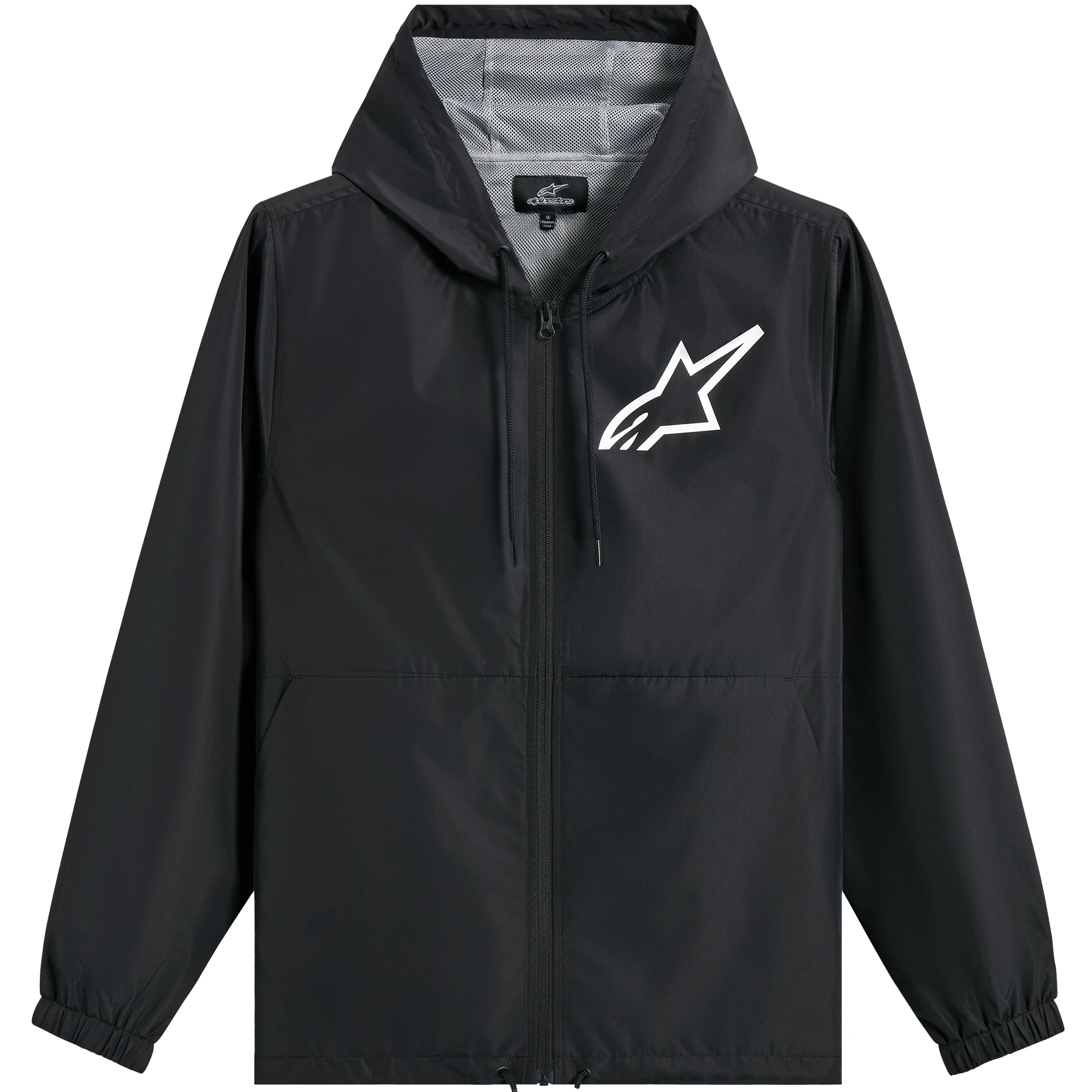 Alpinestars Alpinestars Speeder Chromium Windbreaker Jacket - Black / White