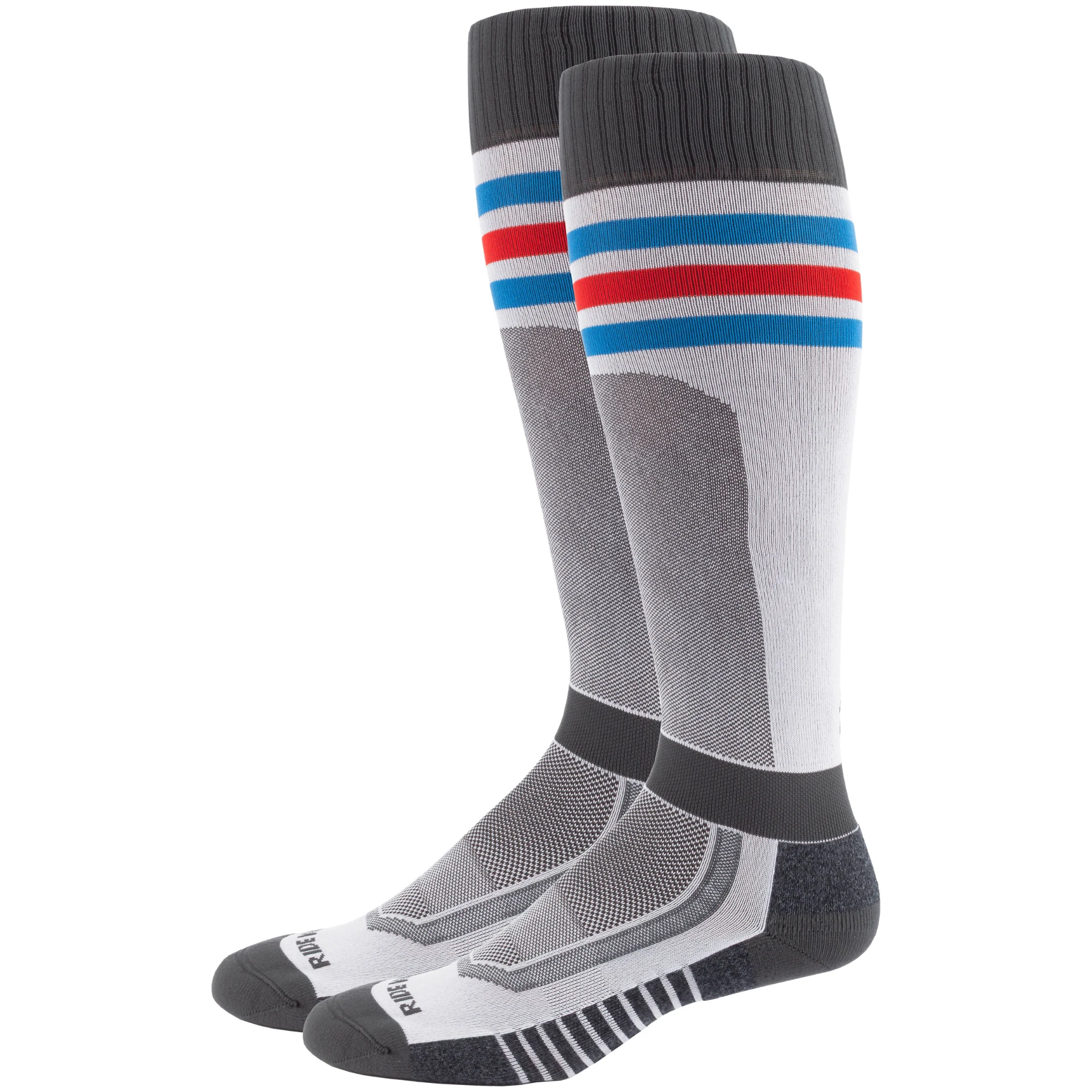Klim Klim Aggressor V4 Vented Socks - Gameday / Hi Rise / Red / Blue