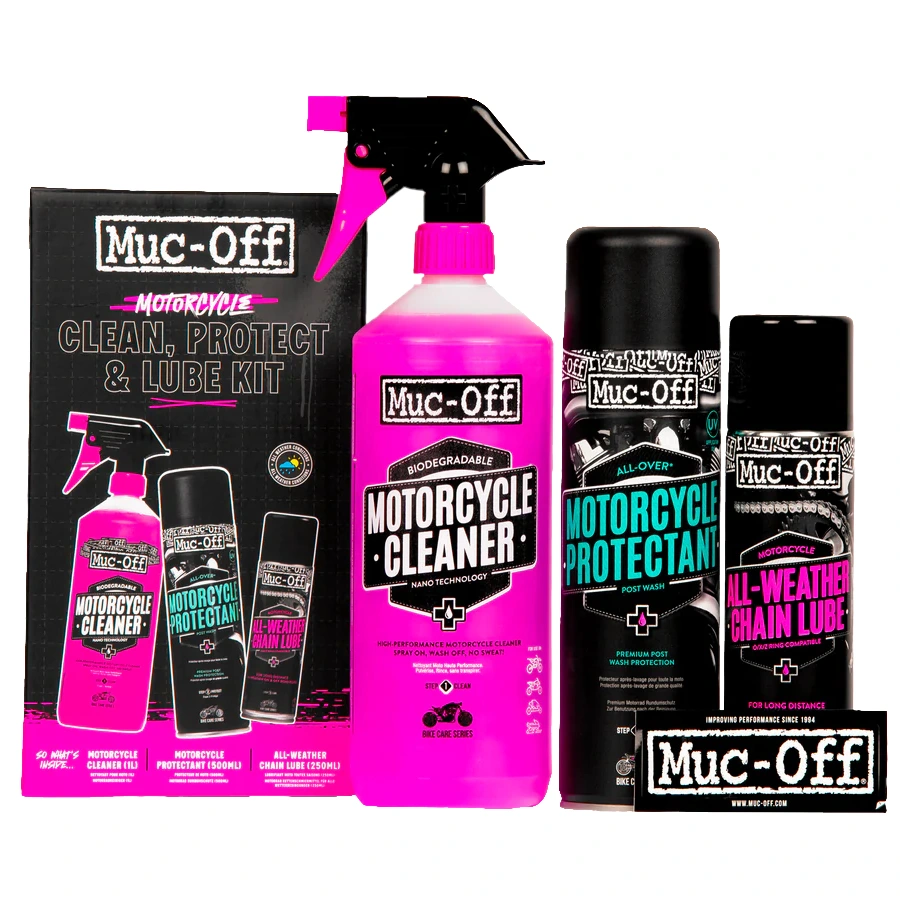Muc-Off Muc-Off Motorcycle Clean, Protect And Lube Kit V2