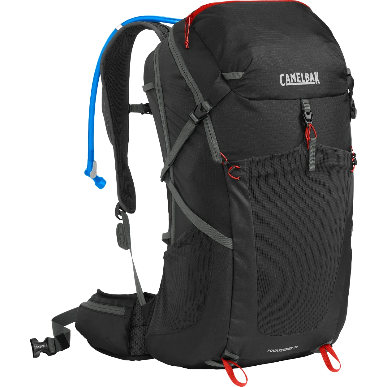 CamelBak CamelBak Fourteener 32 Backpack - Black / Red Poppy
